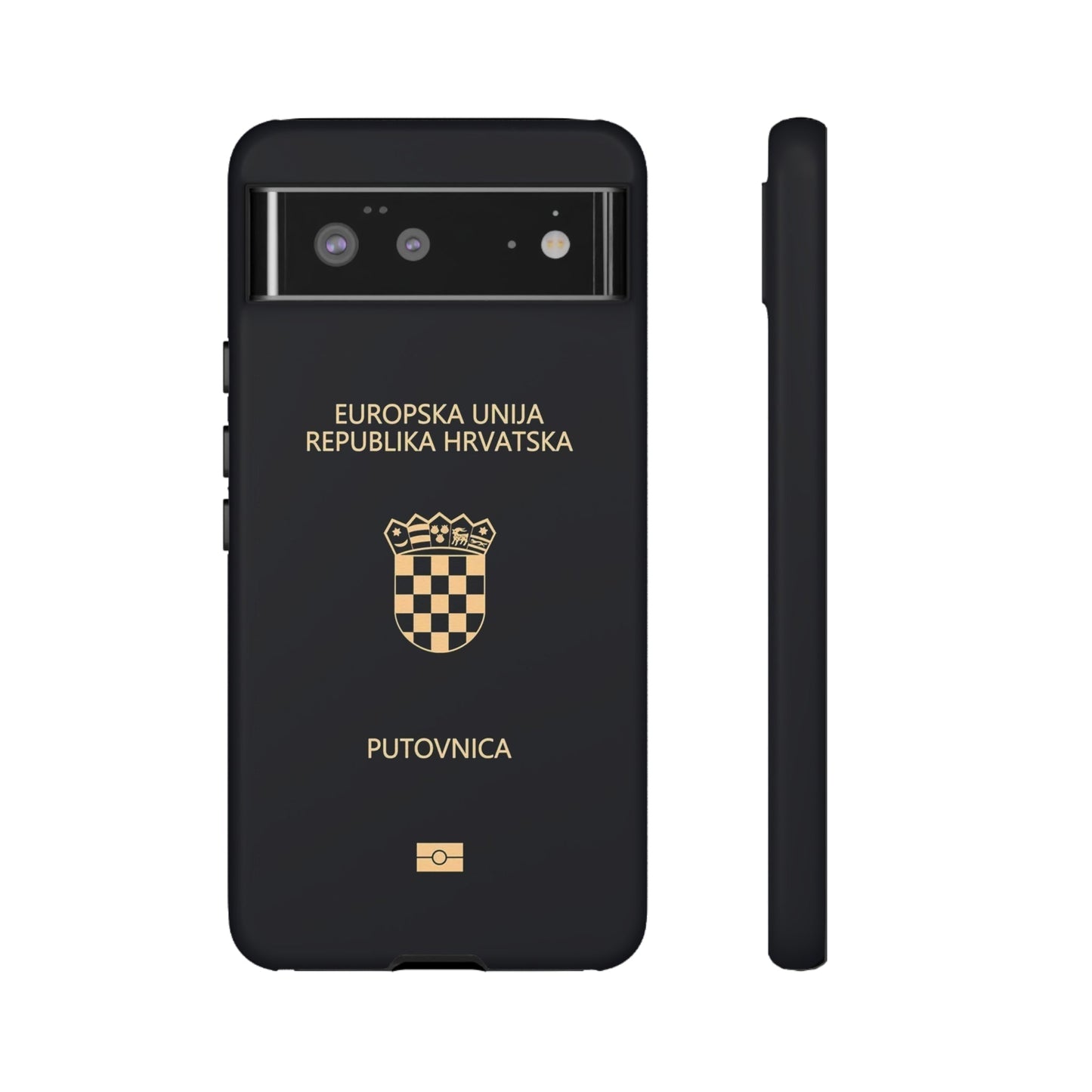 Phone Case-Croatian Passort | Tough-Google Pixel 6-Matte-PhoneCaseBoss-Phone-Best-Phone-Cases