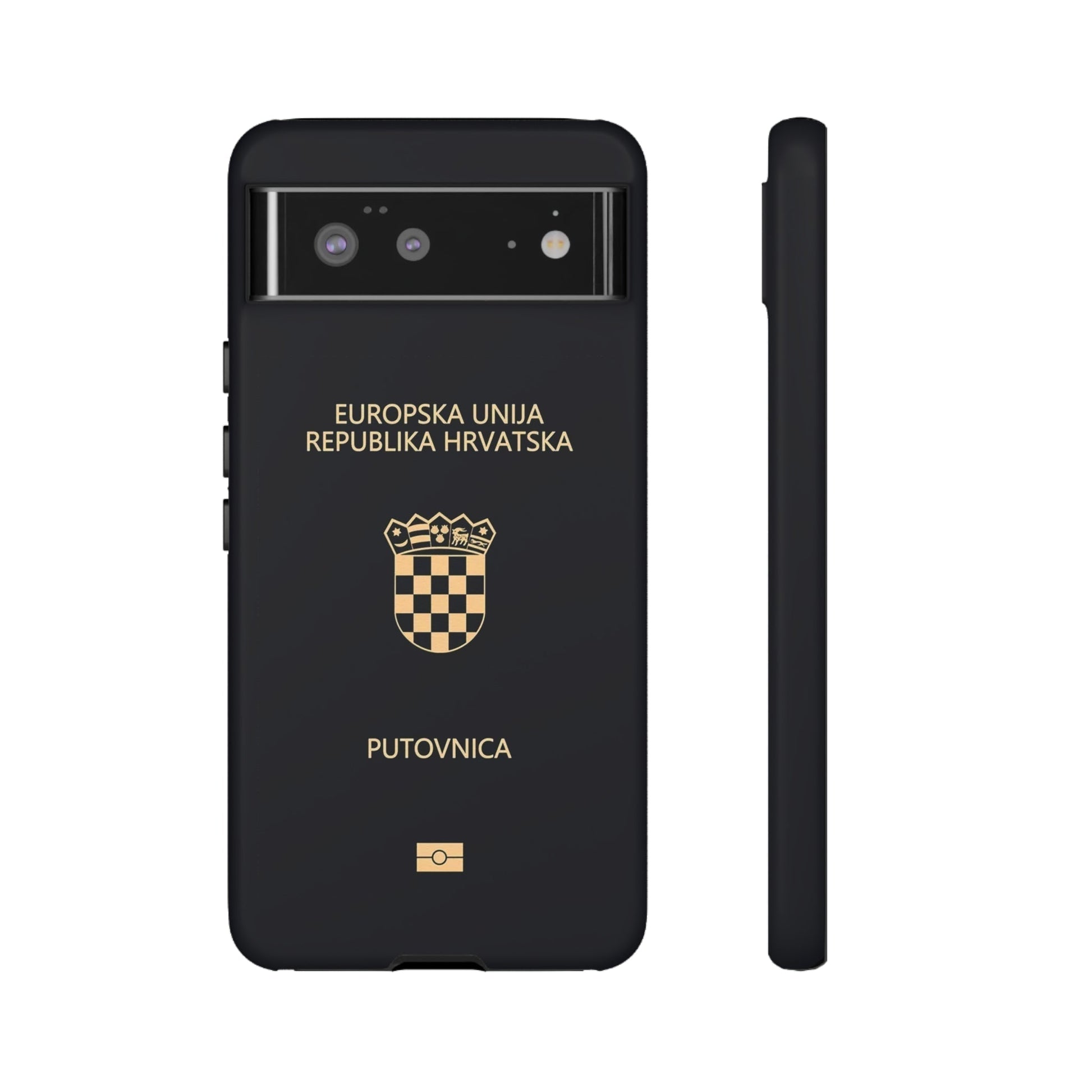 Phone Case-Croatian Passort | Tough-Google Pixel 6-Matte-PhoneCaseBoss-Phone-Best-Phone-Cases