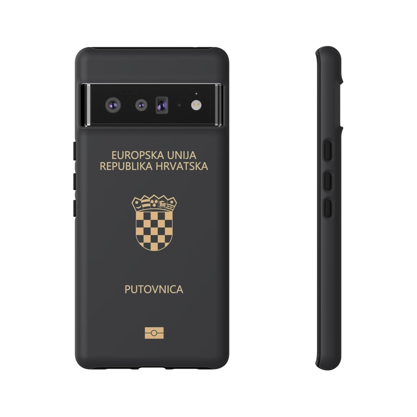 Phone Case-Croatian Passort | Tough-Google Pixel 6 Pro-Matte-PhoneCaseBoss-Phone-Best-Phone-Cases