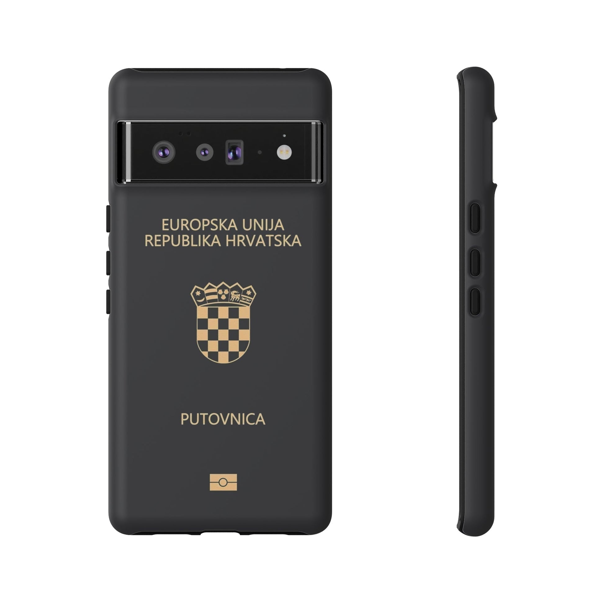 Phone Case-Croatian Passort | Tough-Google Pixel 6 Pro-Matte-PhoneCaseBoss-Phone-Best-Phone-Cases