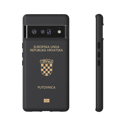 Phone Case-Croatian Passort | Tough-Google Pixel 6 Pro-Matte-PhoneCaseBoss-Phone-Best-Phone-Cases