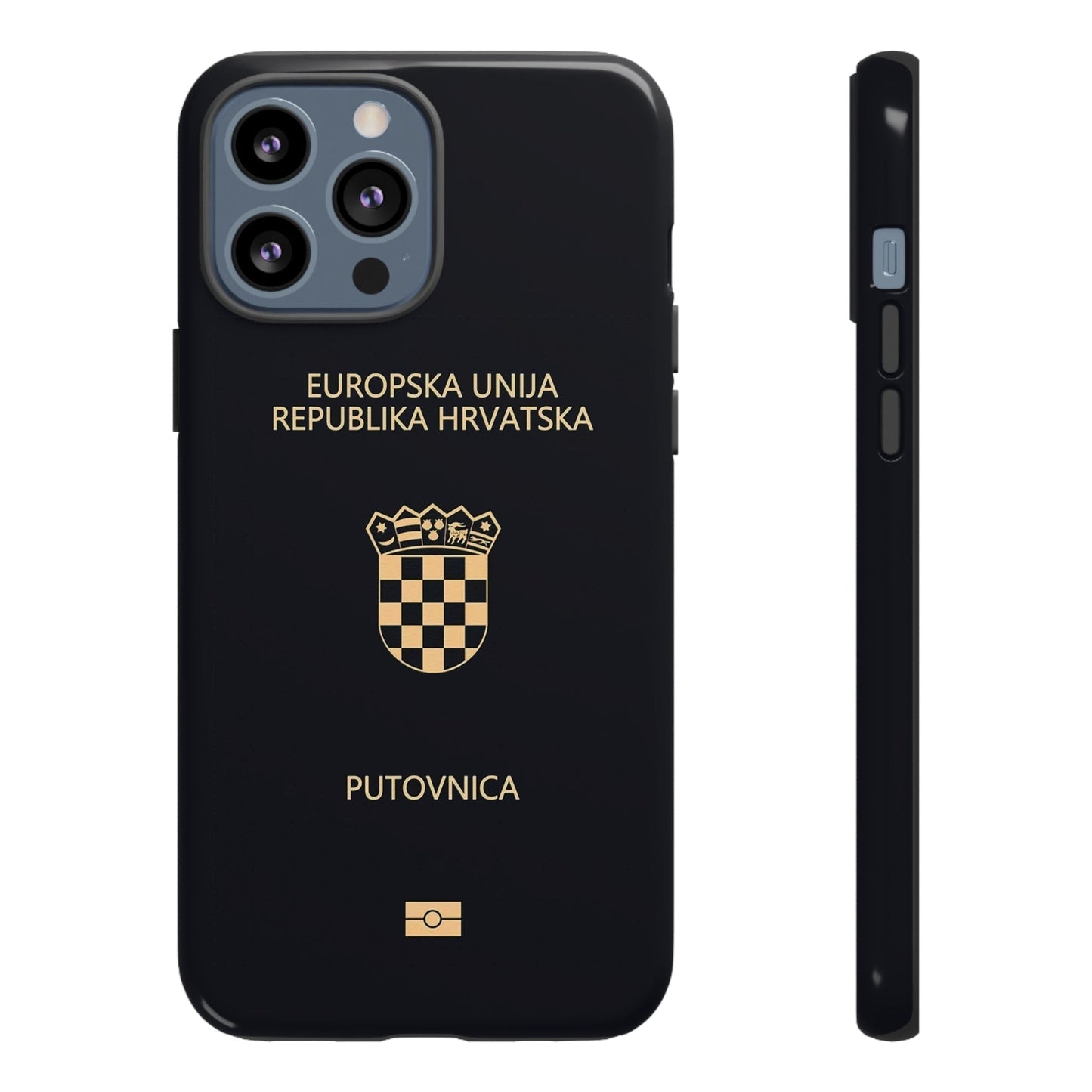 Phone Case-Croatian Passort | Tough-iPhone 13 Pro Max-Glossy-PhoneCaseBoss-Phone-Best-Phone-Cases