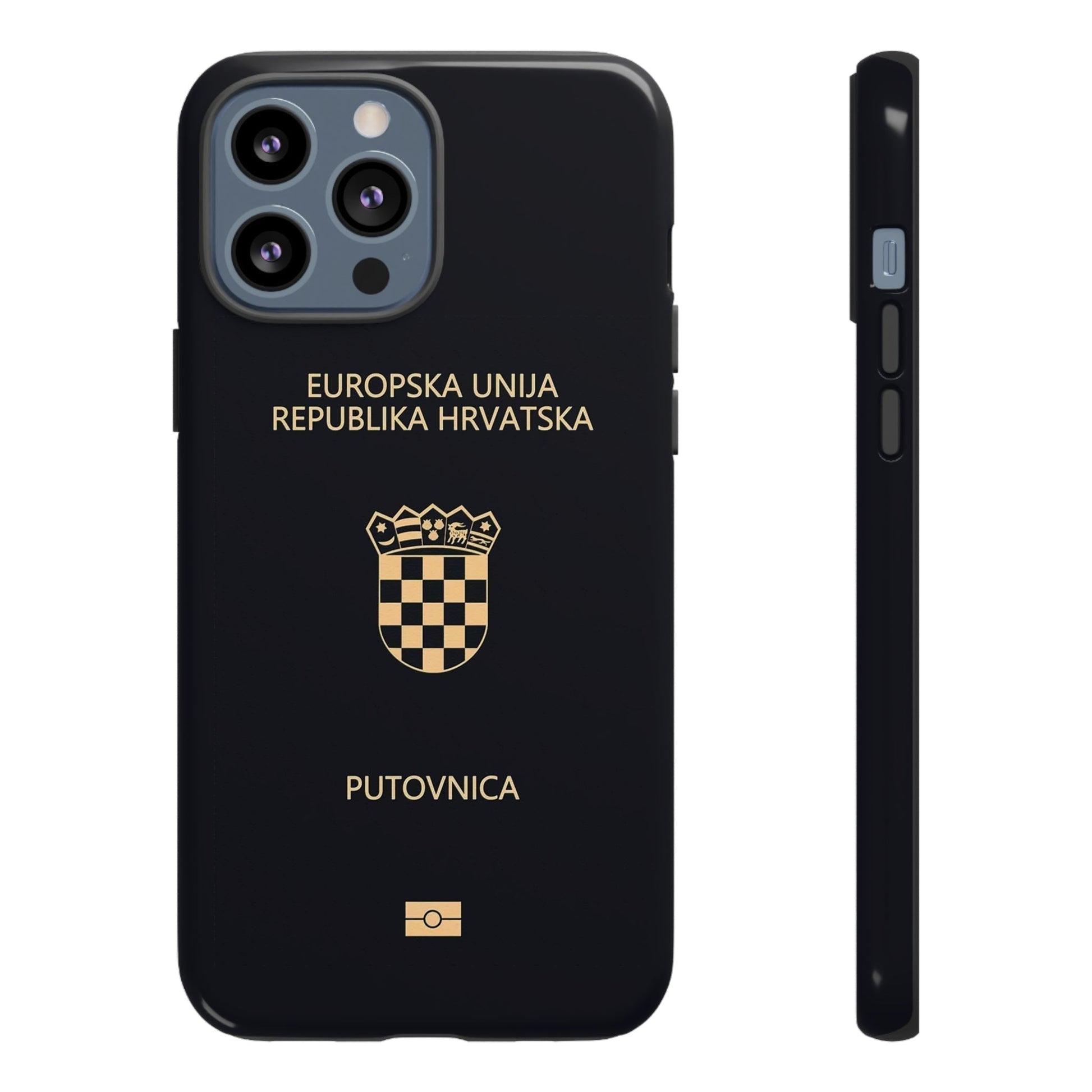 Phone Case-Croatian Passort | Tough-iPhone 13 Pro Max-Glossy-PhoneCaseBoss-Phone-Best-Phone-Cases