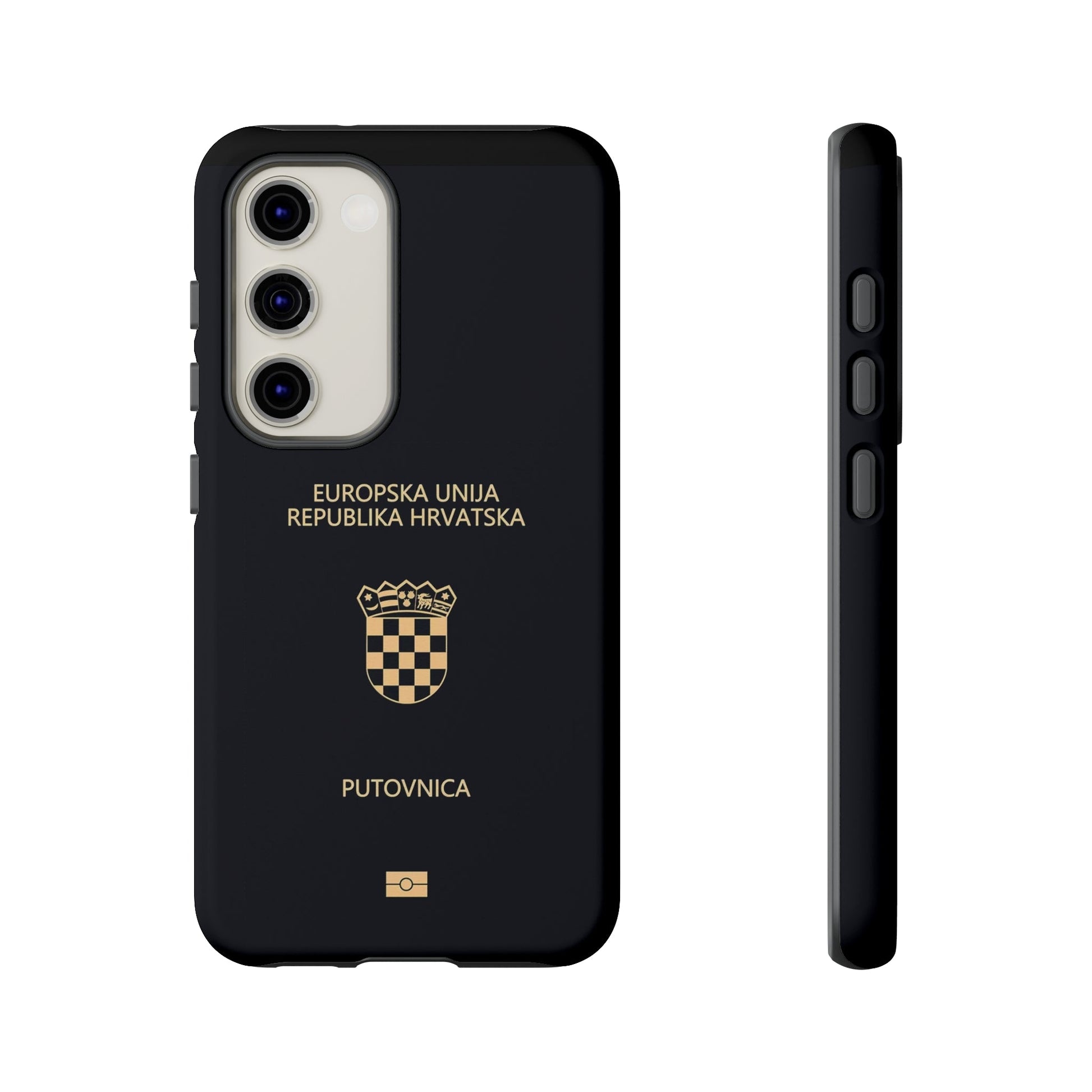 Phone Case-Croatian Passort | Tough-Samsung Galaxy S23-Matte-PhoneCaseBoss-Phone-Best-Phone-Cases