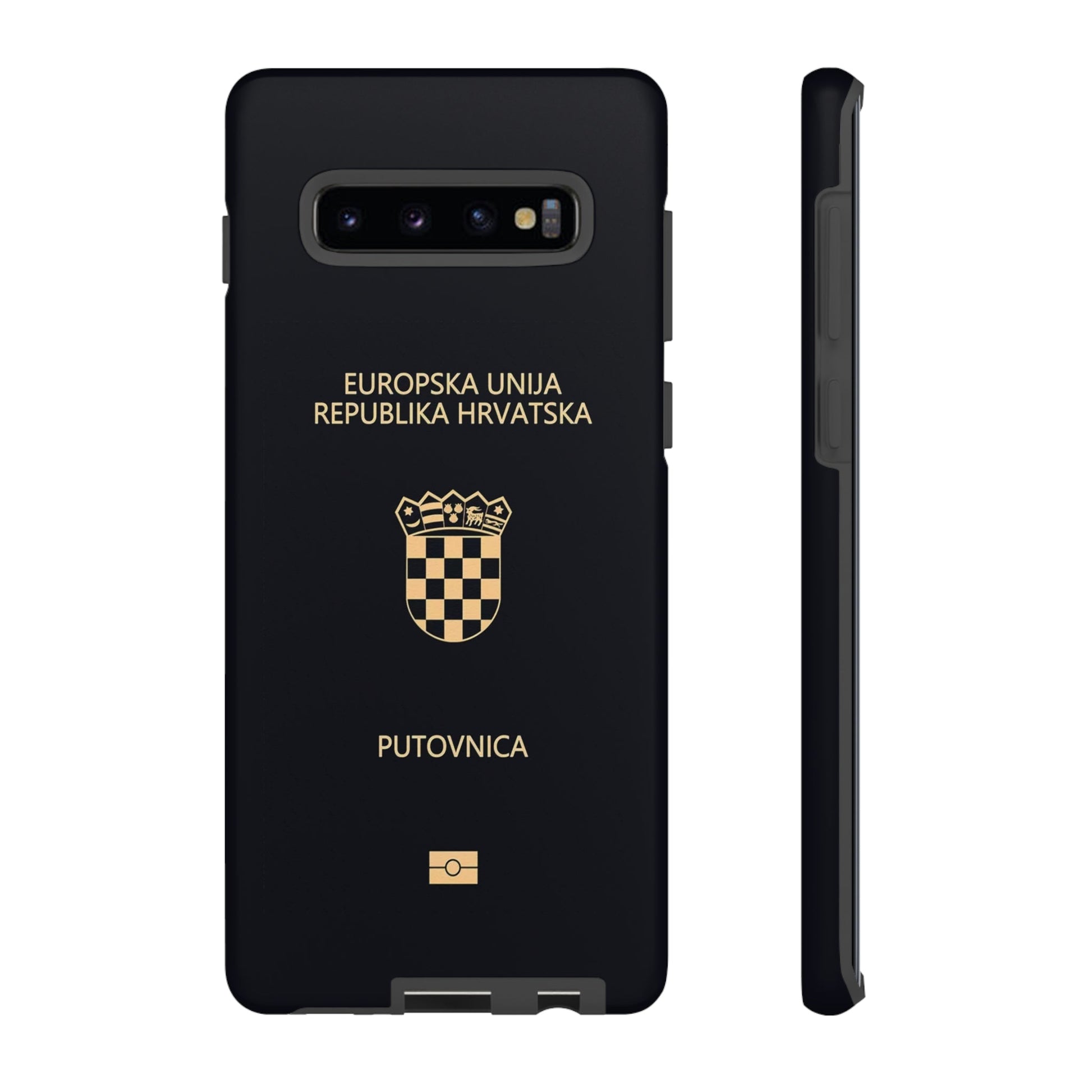 Phone Case-Croatian Passort | Tough-Samsung Galaxy S10 Plus-Matte-PhoneCaseBoss-Phone-Best-Phone-Cases
