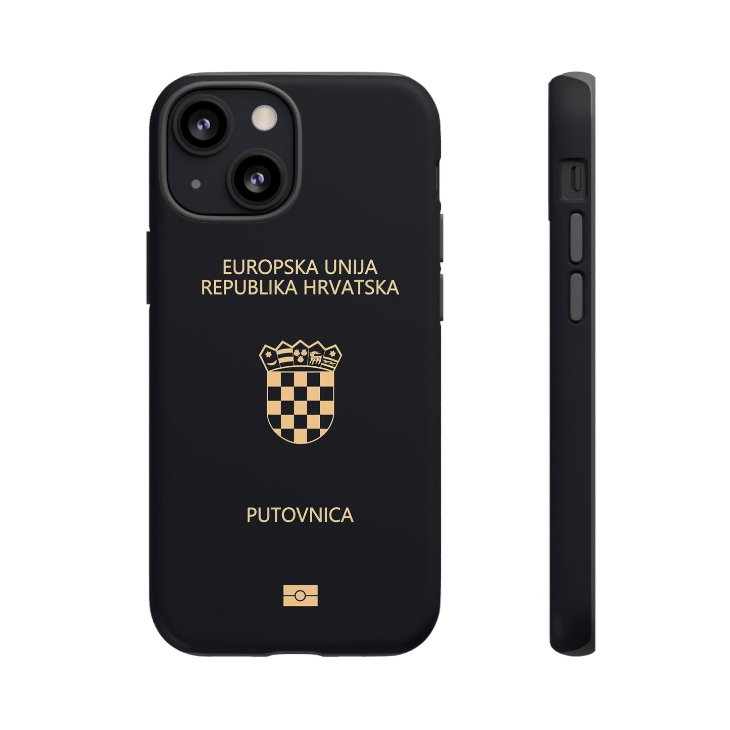 Phone Case-Croatian Passort | Tough-iPhone 13 Mini-Matte-PhoneCaseBoss-Phone-Best-Phone-Cases