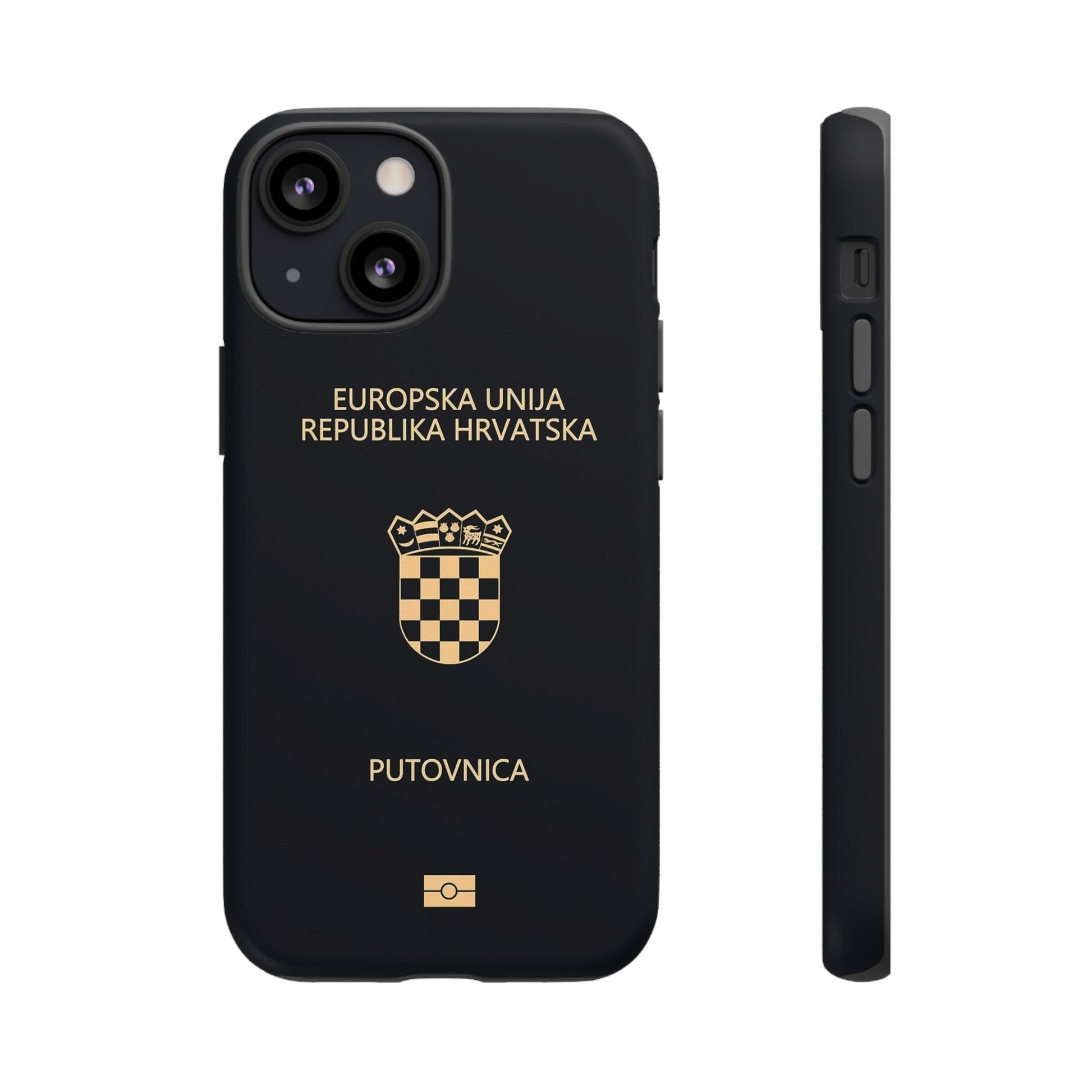 Phone Case-Croatian Passort | Tough-iPhone 13 Mini-Matte-PhoneCaseBoss-Phone-Best-Phone-Cases