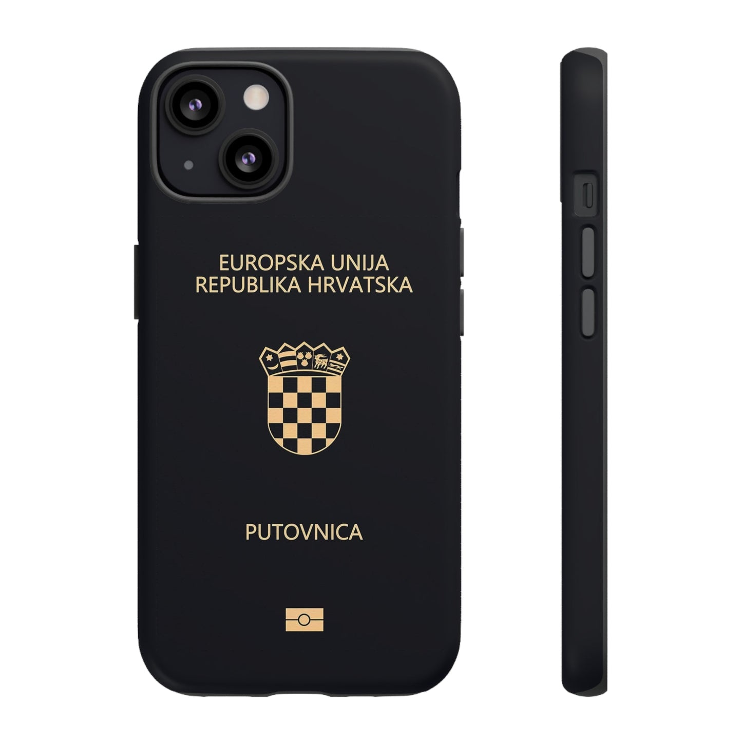 Phone Case-Croatian Passort | Tough-iPhone 13-Matte-PhoneCaseBoss-Phone-Best-Phone-Cases