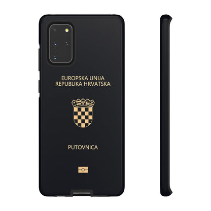 Phone Case-Croatian Passort | Tough-Samsung Galaxy S20+-Glossy-PhoneCaseBoss-Phone-Best-Phone-Cases