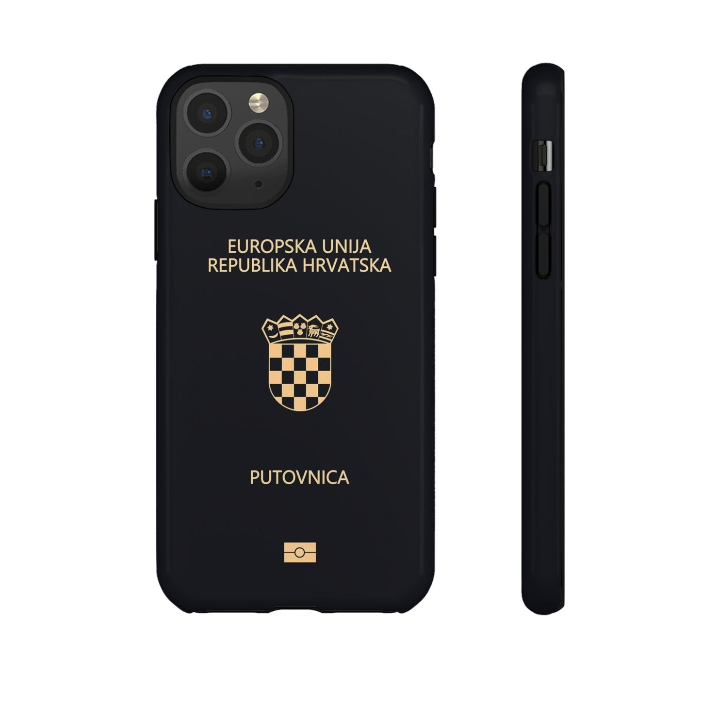 Phone Case-Croatian Passort | Tough-iPhone 11 Pro-Glossy-PhoneCaseBoss-Phone-Best-Phone-Cases
