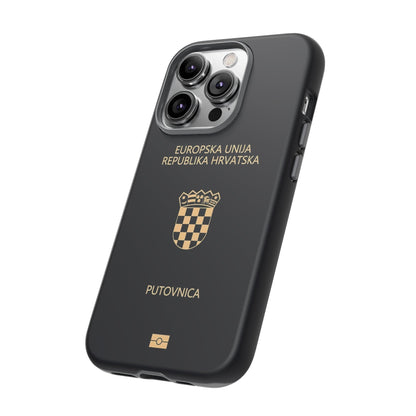 Phone Case-Croatian Passort | Tough-PhoneCaseBoss-Phone-Best-Phone-Cases