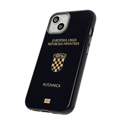 Phone Case-Croatian Passort | Tough-PhoneCaseBoss-Phone-Best-Phone-Cases