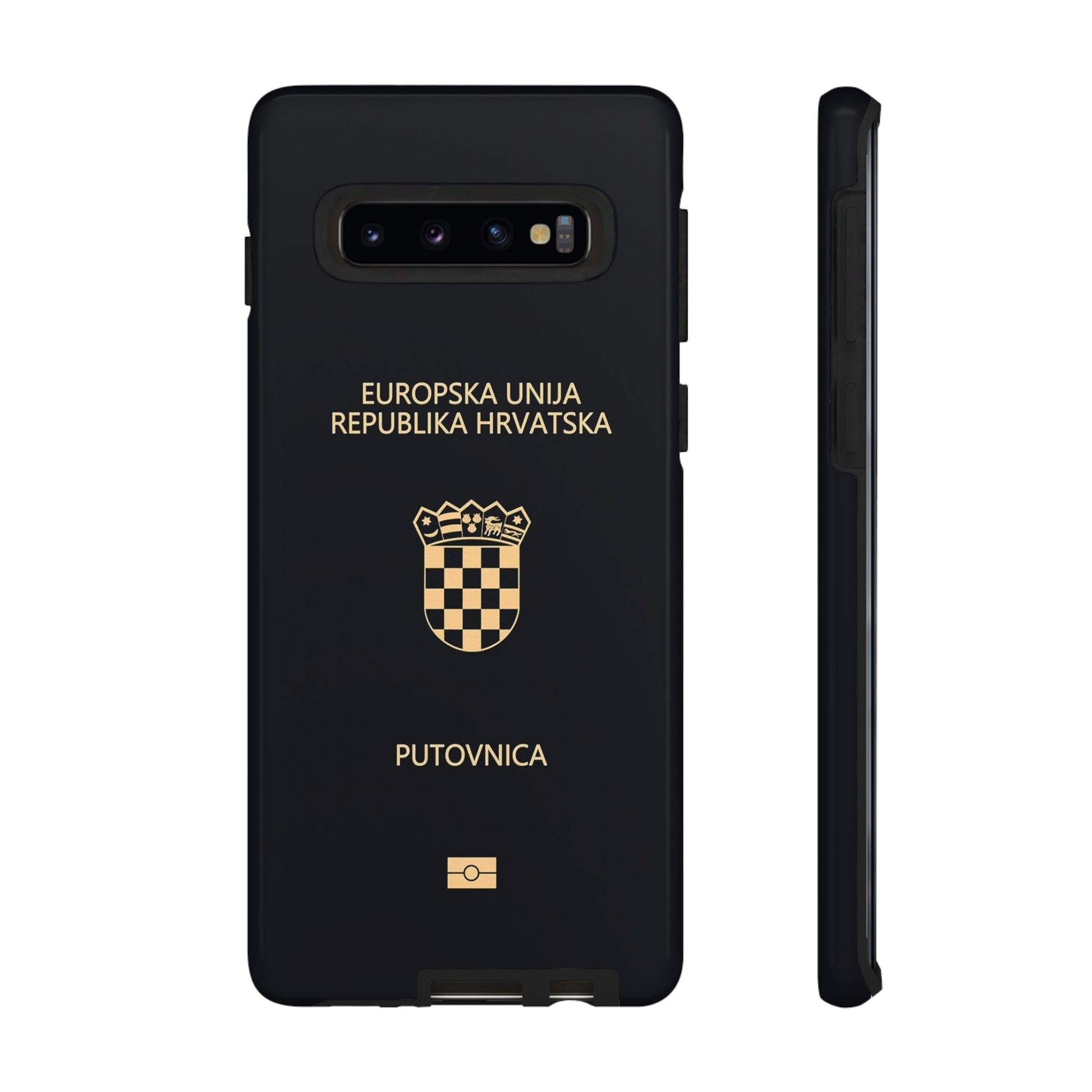 Phone Case-Croatian Passort | Tough-Samsung Galaxy S10-Glossy-PhoneCaseBoss-Phone-Best-Phone-Cases