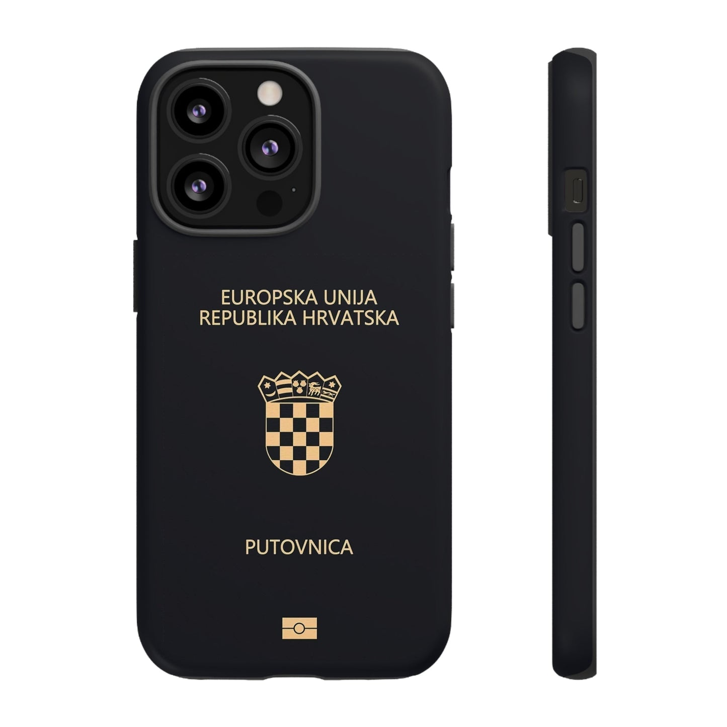 Phone Case-Croatian Passort | Tough-iPhone 13 Pro-Matte-PhoneCaseBoss-Phone-Best-Phone-Cases