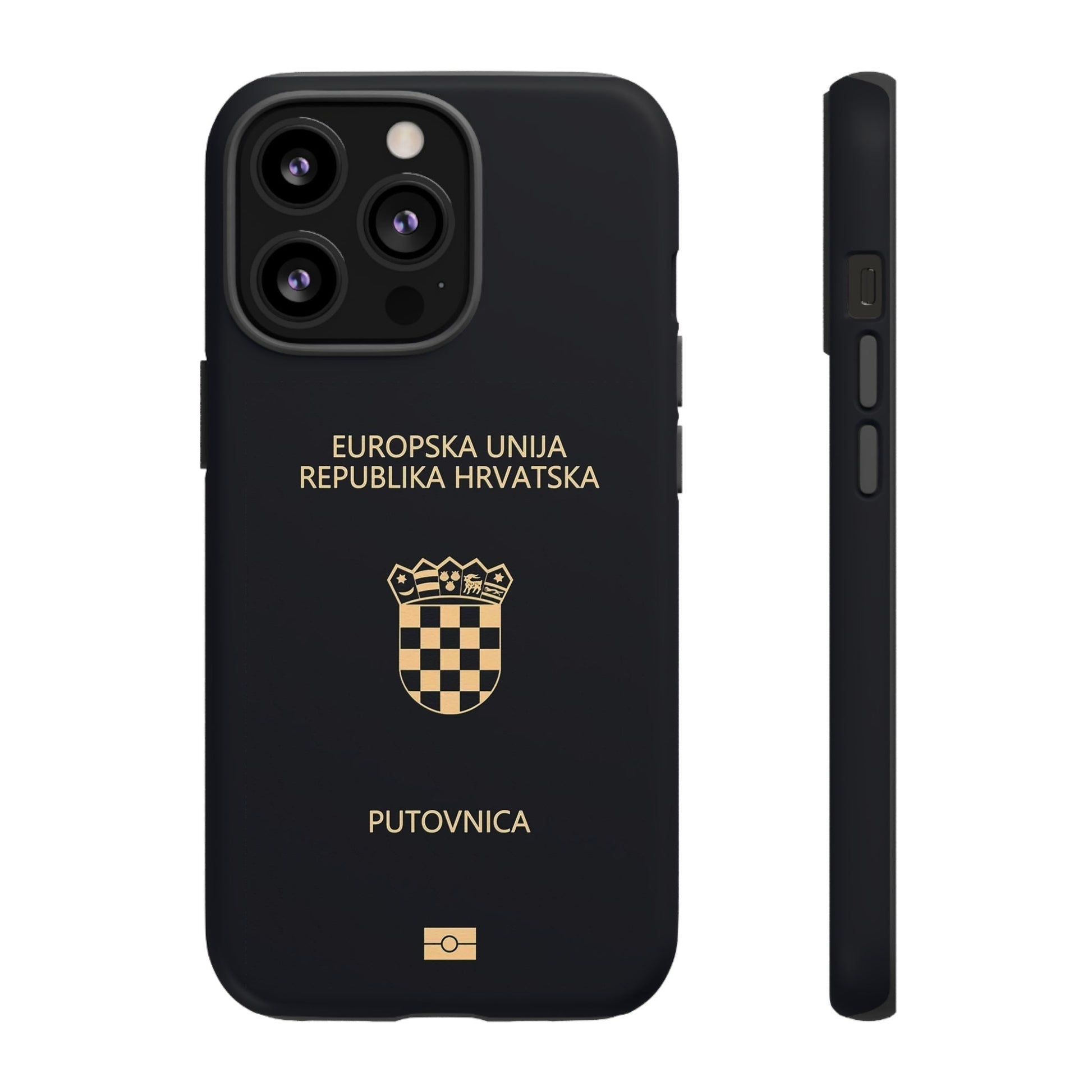 Phone Case-Croatian Passort | Tough-iPhone 13 Pro-Matte-PhoneCaseBoss-Phone-Best-Phone-Cases