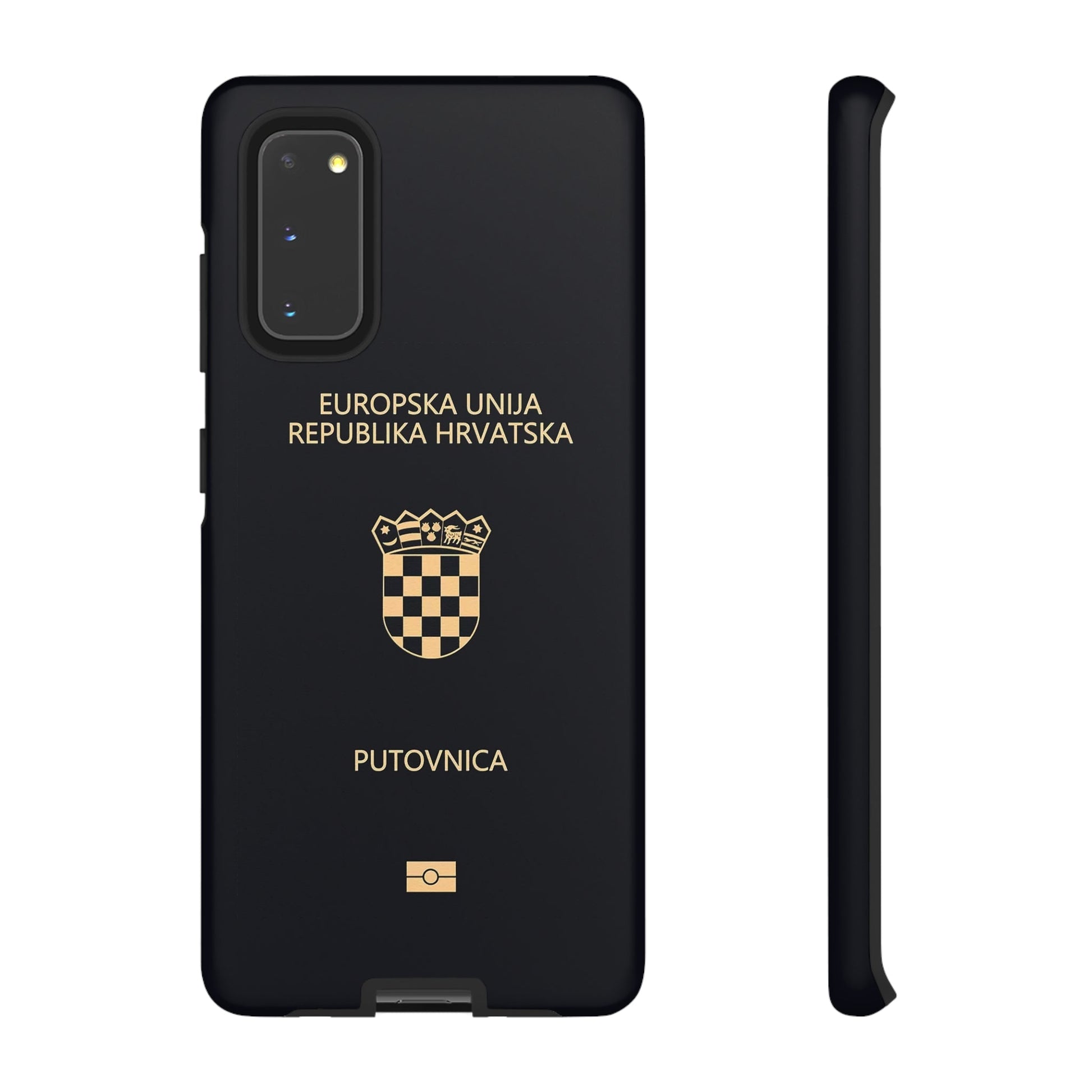 Phone Case-Croatian Passort | Tough-Samsung Galaxy S20-Matte-PhoneCaseBoss-Phone-Best-Phone-Cases