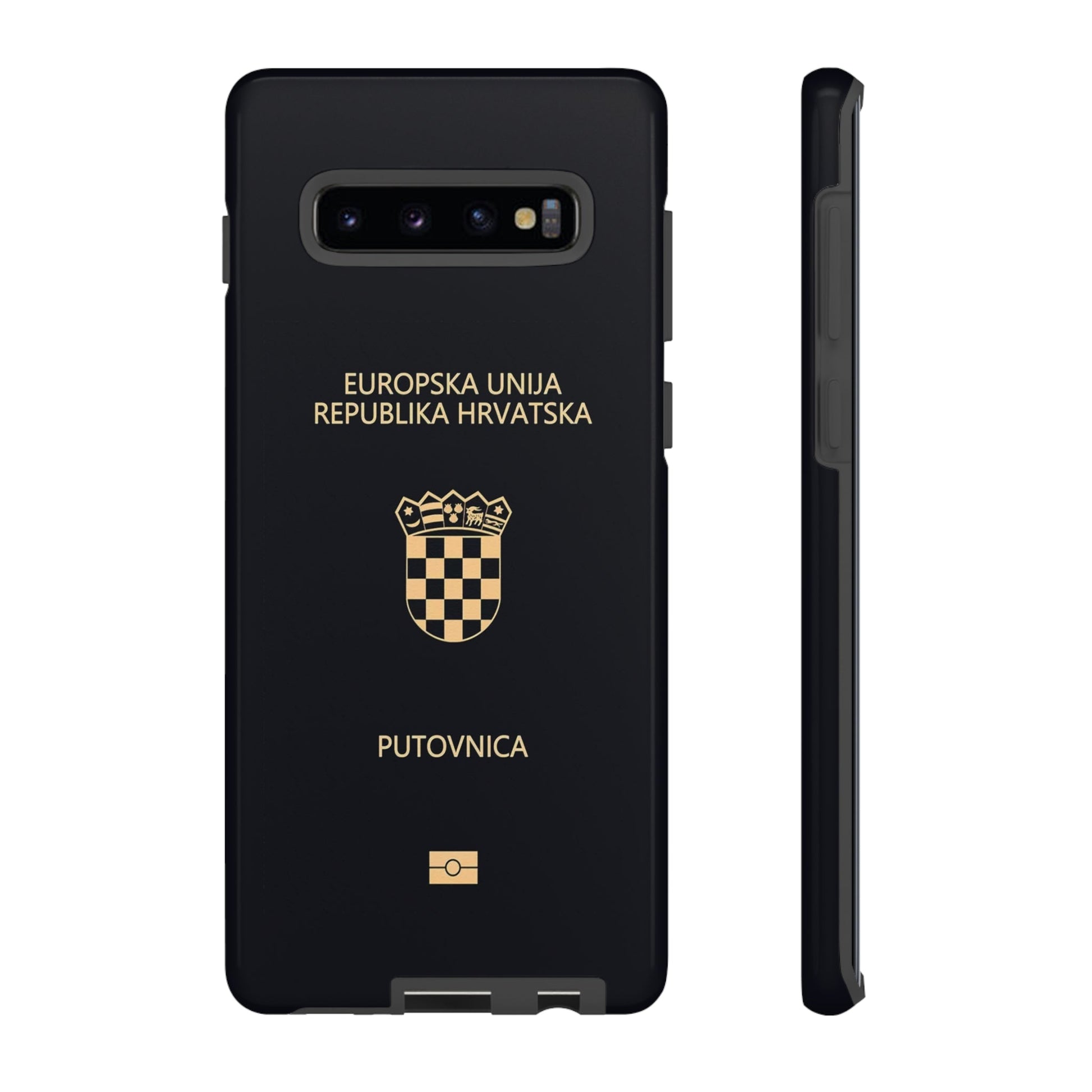 Phone Case-Croatian Passort | Tough-Samsung Galaxy S10 Plus-Glossy-PhoneCaseBoss-Phone-Best-Phone-Cases