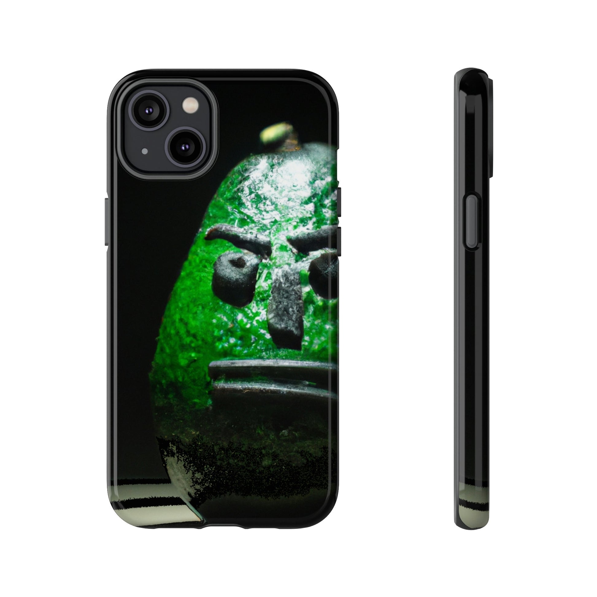 Phone Case-DARK AVOCADO | Tough-iPhone 14 Plus-Glossy-PhoneCaseBoss-Phone-Best-Phone-Cases