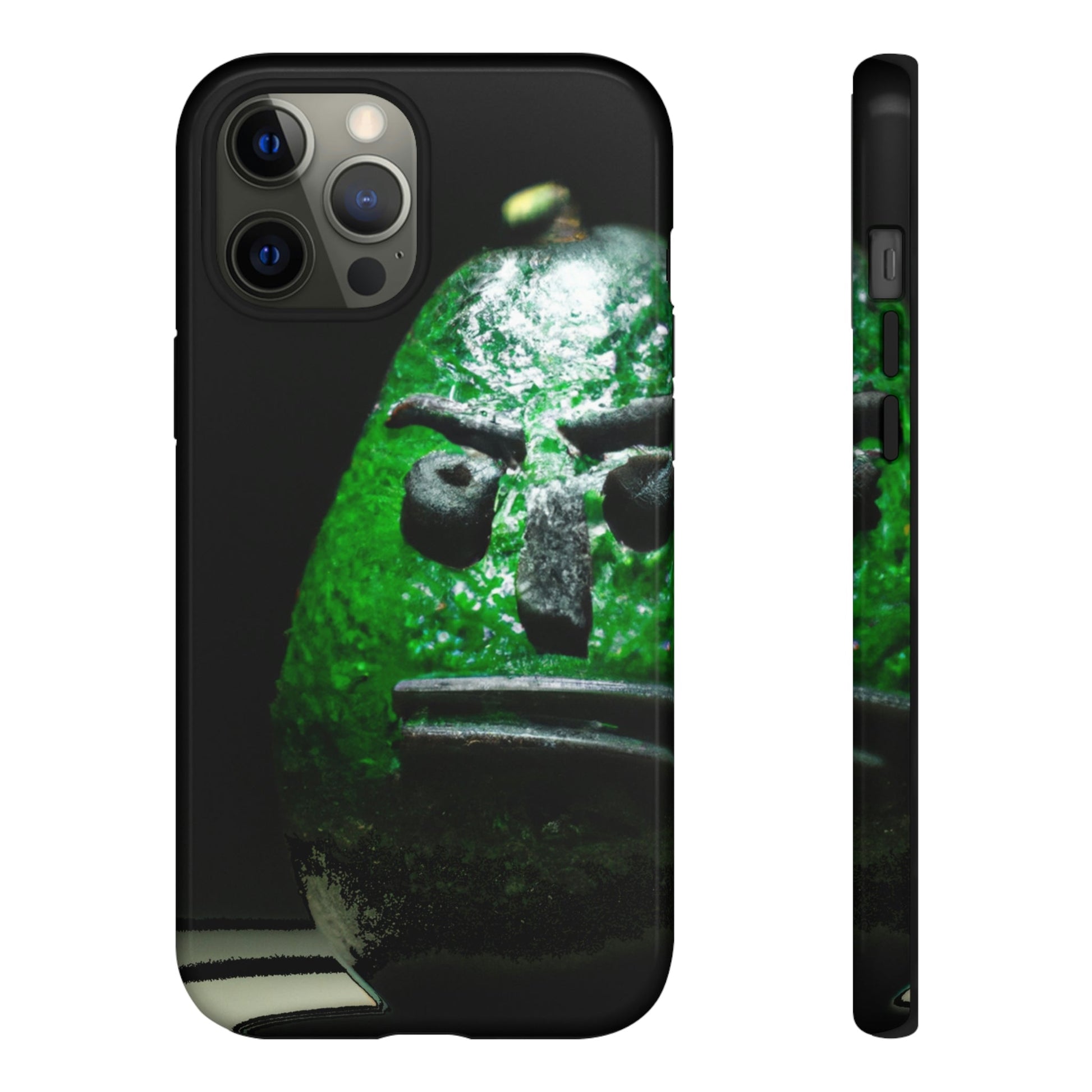 Phone Case-DARK AVOCADO | Tough-iPhone 12 Pro Max-Glossy-PhoneCaseBoss-Phone-Best-Phone-Cases