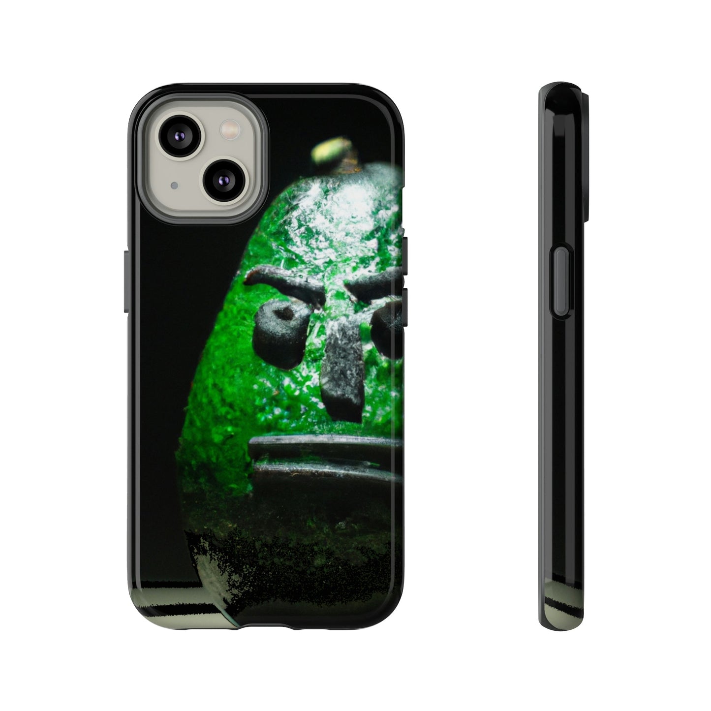 Phone Case-DARK AVOCADO | Tough-iPhone 14-Glossy-PhoneCaseBoss-Phone-Best-Phone-Cases