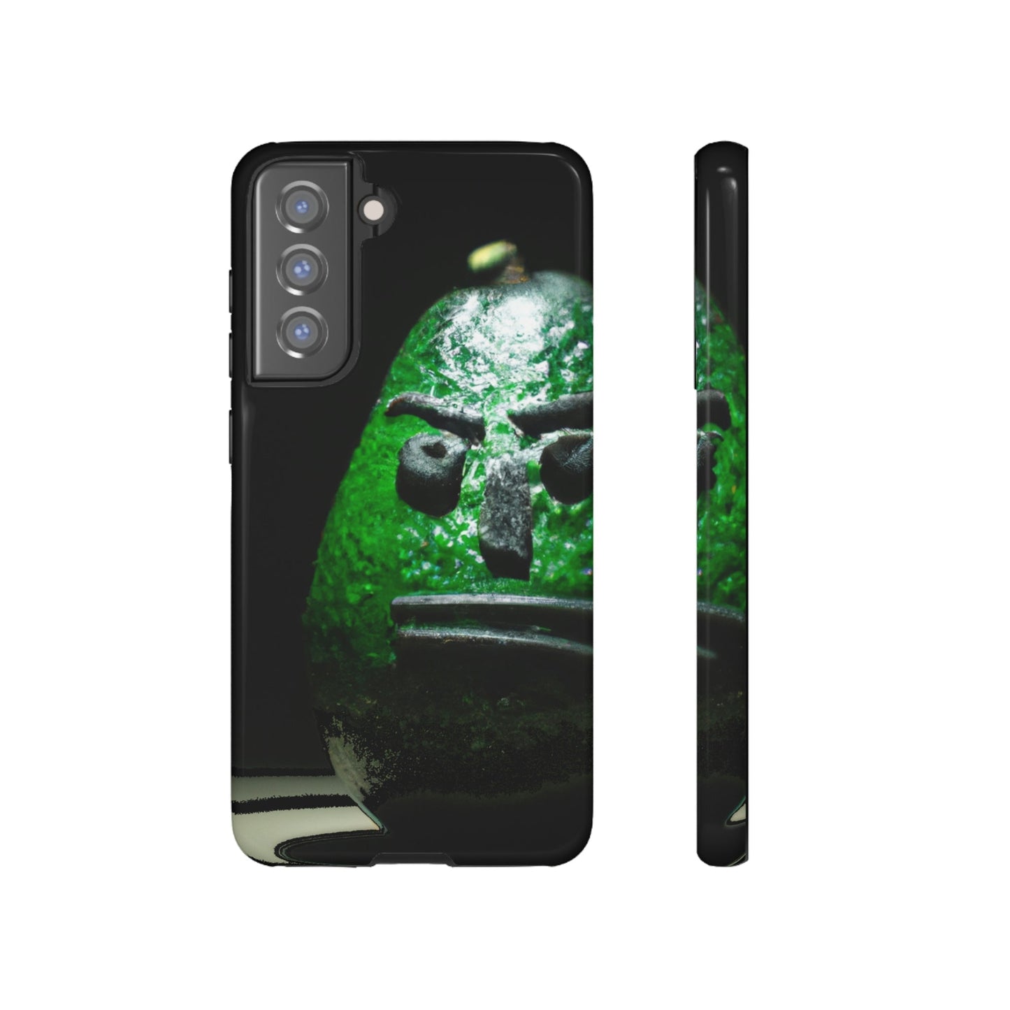 Phone Case-DARK AVOCADO | Tough-Samsung Galaxy S21 FE-Glossy-PhoneCaseBoss-Phone-Best-Phone-Cases