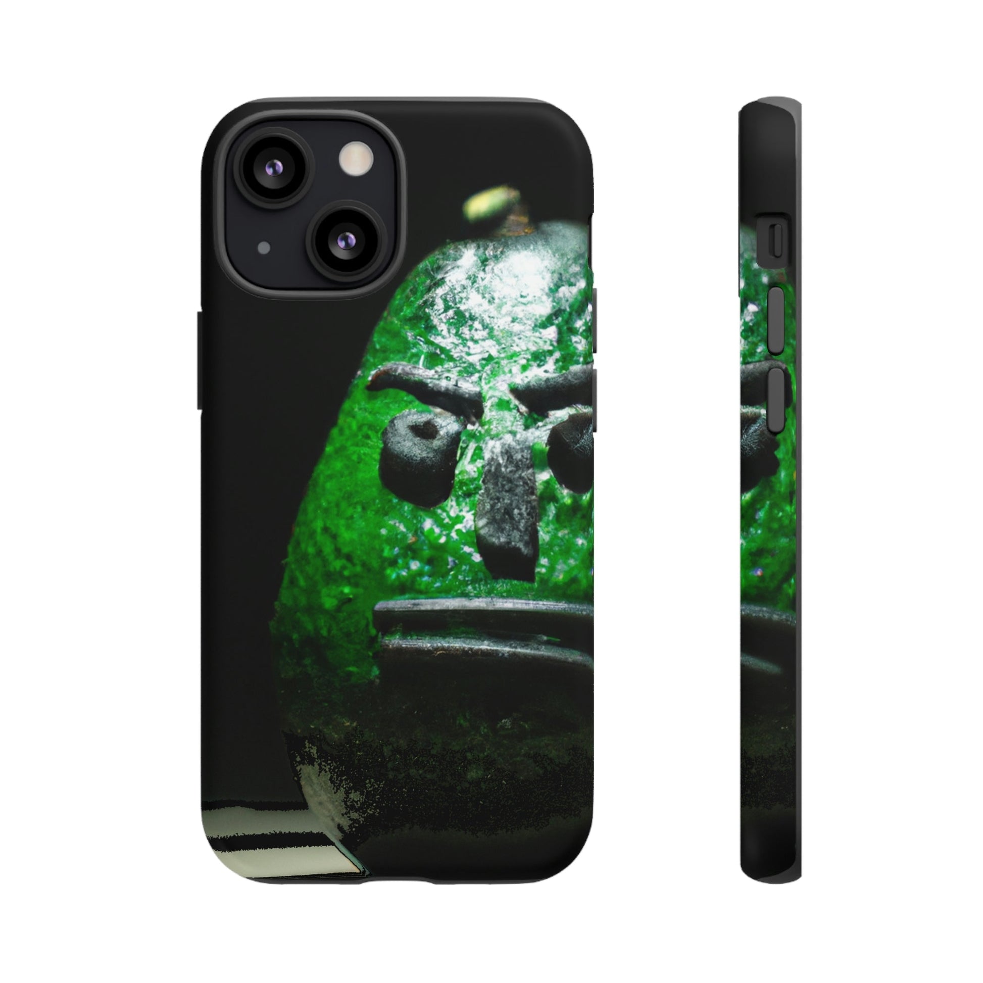 Phone Case-DARK AVOCADO | Tough-iPhone 13 Mini-Matte-PhoneCaseBoss-Phone-Best-Phone-Cases