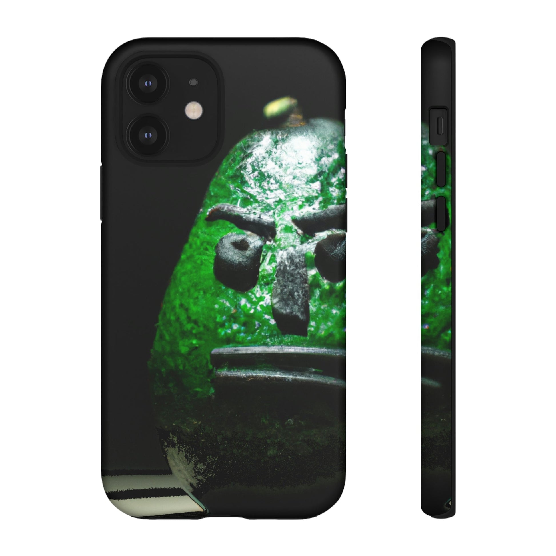 Phone Case-DARK AVOCADO | Tough-iPhone 12-Matte-PhoneCaseBoss-Phone-Best-Phone-Cases