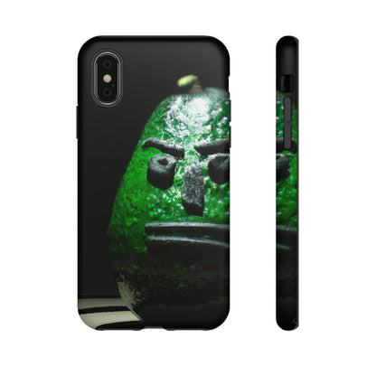 Phone Case-DARK AVOCADO | Tough-iPhone XS-Matte-PhoneCaseBoss-Phone-Best-Phone-Cases