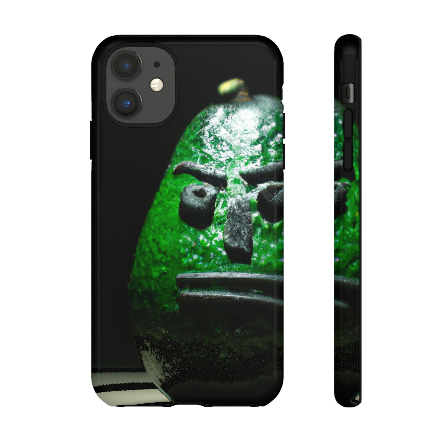 Phone Case-DARK AVOCADO | Tough-iPhone 11-Glossy-PhoneCaseBoss-Phone-Best-Phone-Cases