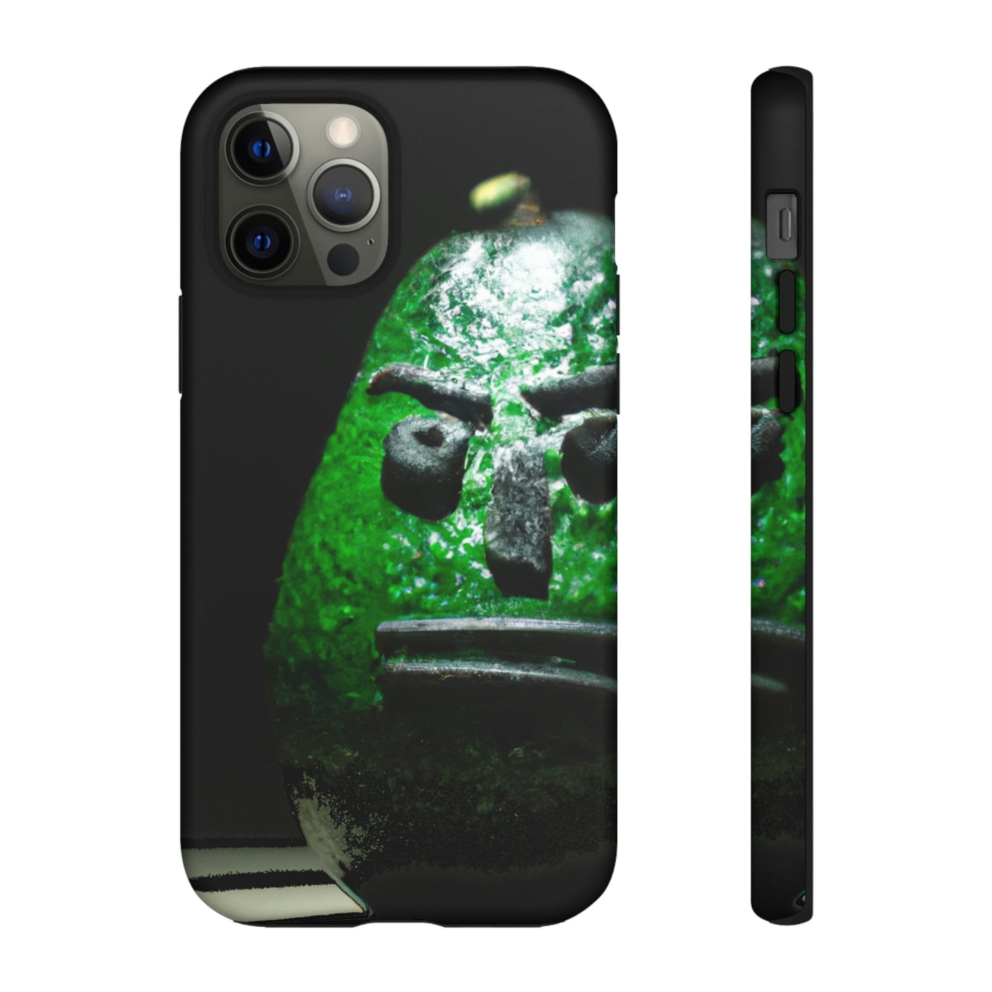 Phone Case-DARK AVOCADO | Tough-iPhone 12 Pro-Matte-PhoneCaseBoss-Phone-Best-Phone-Cases