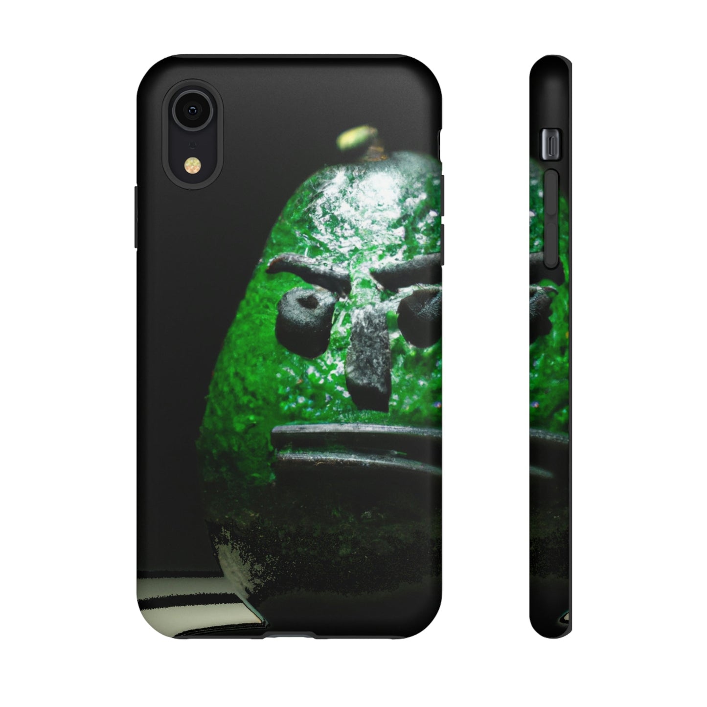 Phone Case-DARK AVOCADO | Tough-iPhone XR-Matte-PhoneCaseBoss-Phone-Best-Phone-Cases