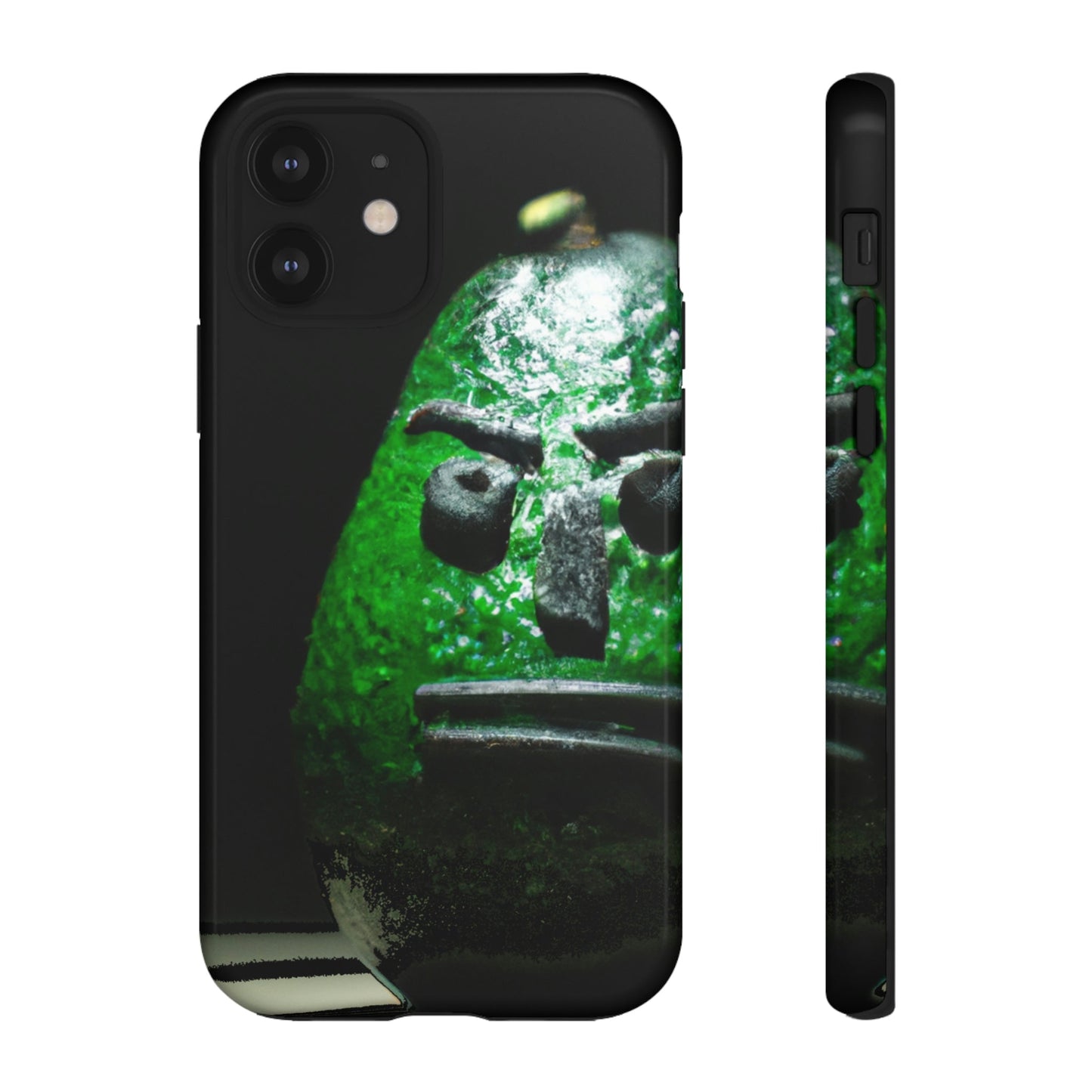 Phone Case-DARK AVOCADO | Tough-iPhone 12-Glossy-PhoneCaseBoss-Phone-Best-Phone-Cases