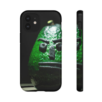 Phone Case-DARK AVOCADO | Tough-iPhone 12 Mini-Glossy-PhoneCaseBoss-Phone-Best-Phone-Cases