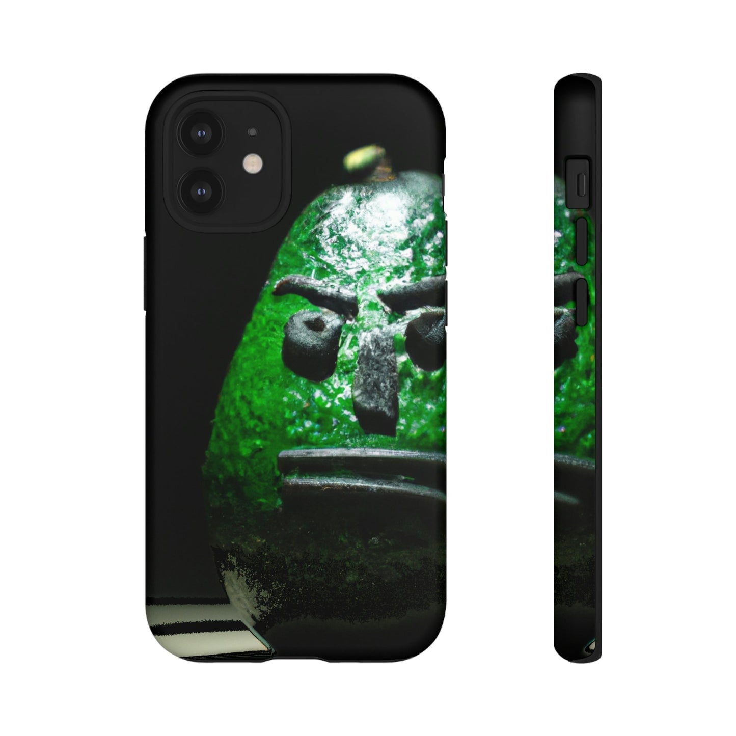 Phone Case-DARK AVOCADO | Tough-iPhone 12 Mini-Matte-PhoneCaseBoss-Phone-Best-Phone-Cases