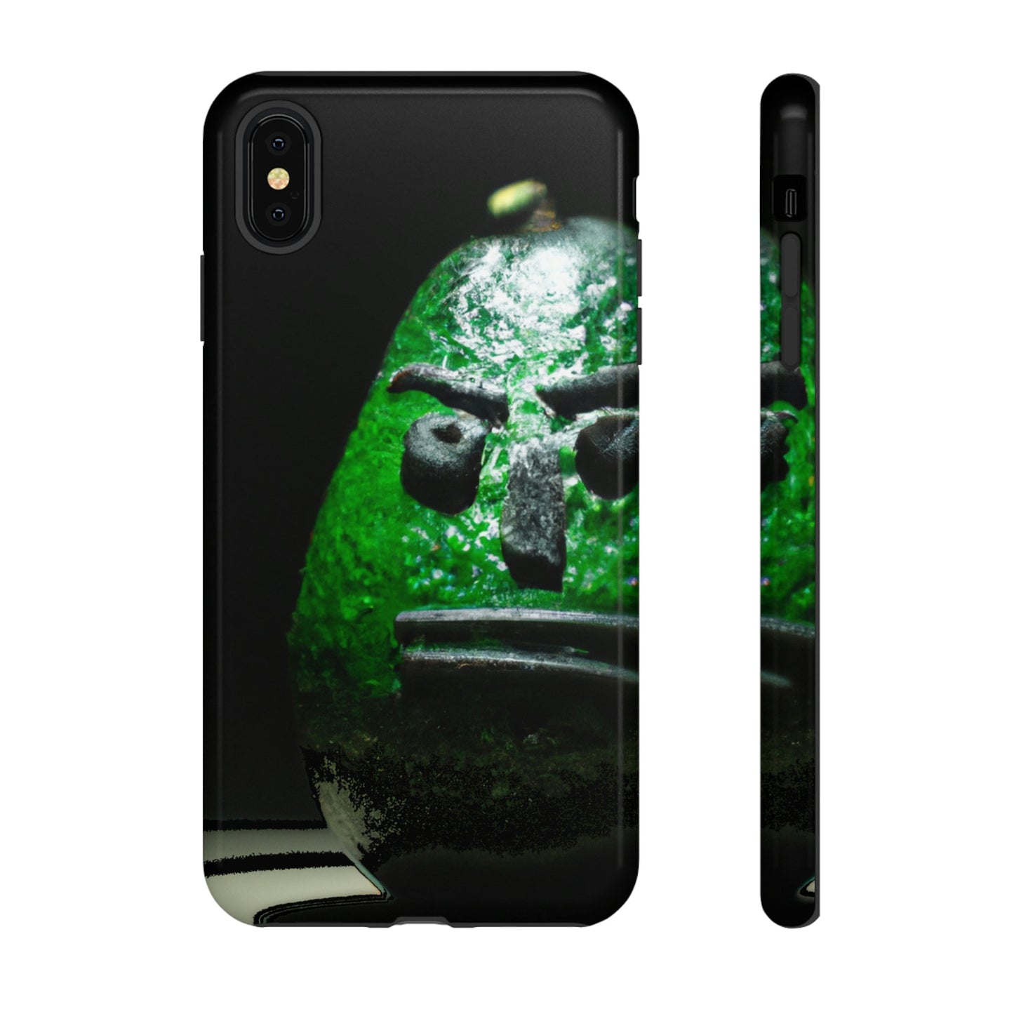 Phone Case-DARK AVOCADO | Tough-iPhone XS MAX-Glossy-PhoneCaseBoss-Phone-Best-Phone-Cases