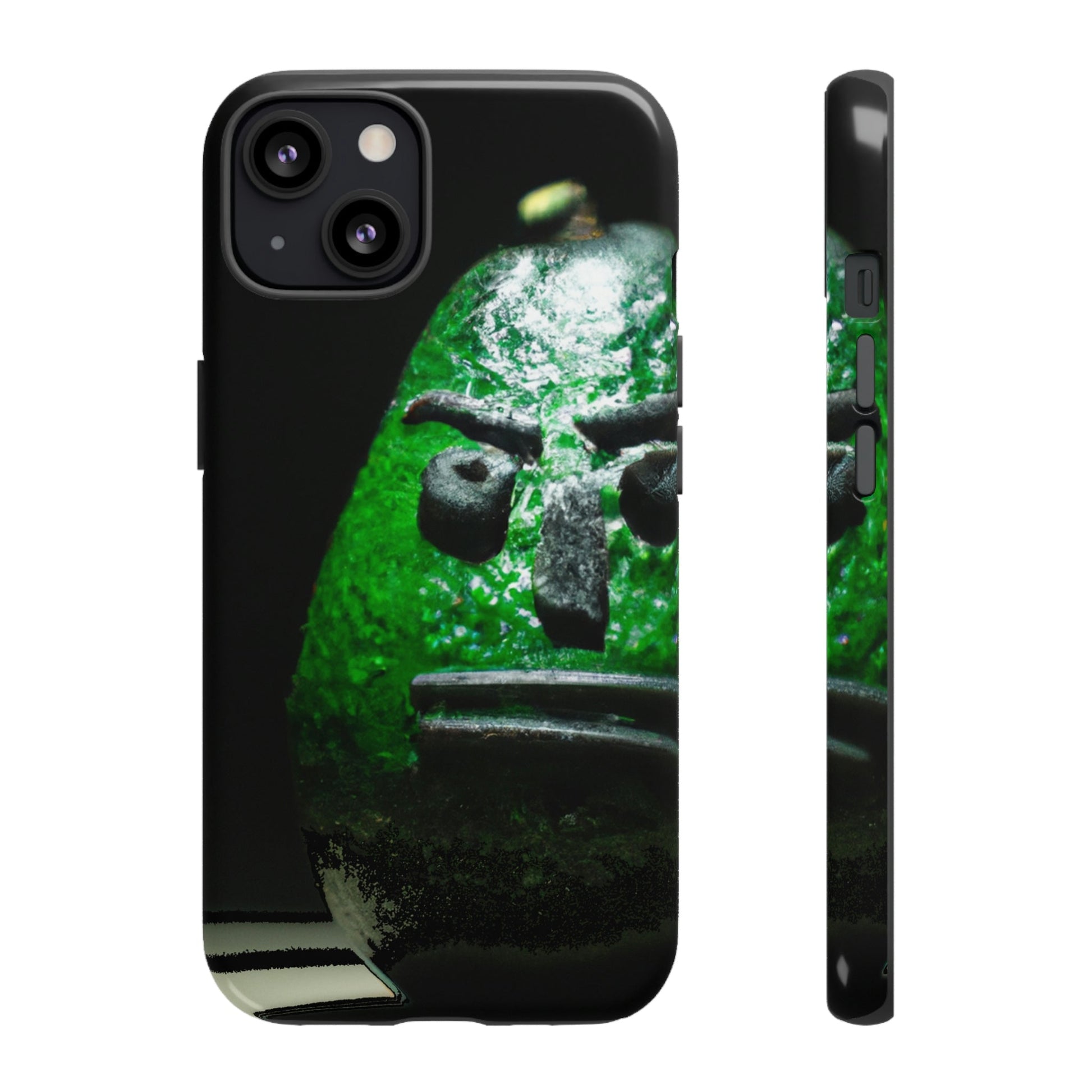 Phone Case-DARK AVOCADO | Tough-iPhone 13-Glossy-PhoneCaseBoss-Phone-Best-Phone-Cases