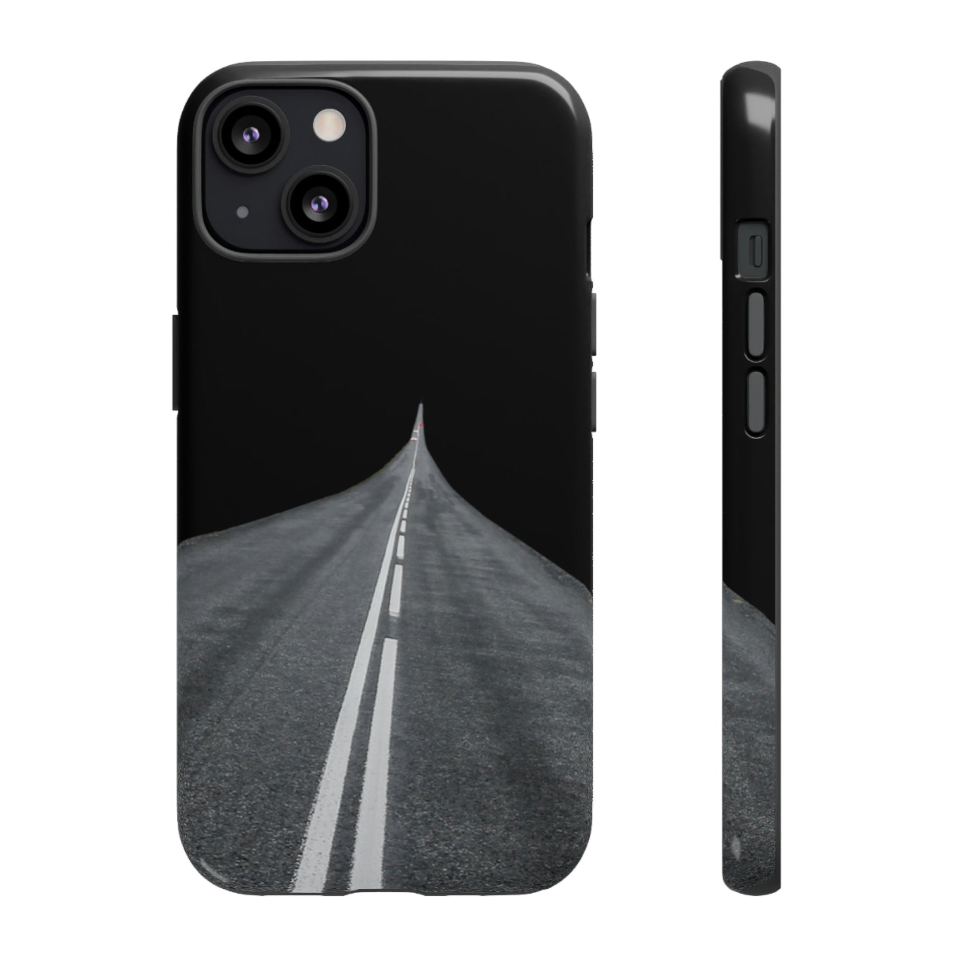 Phone Case-DARK HIGHWAY | Tough-iPhone 13-Glossy-PhoneCaseBoss-Phone-Best-Phone-Cases