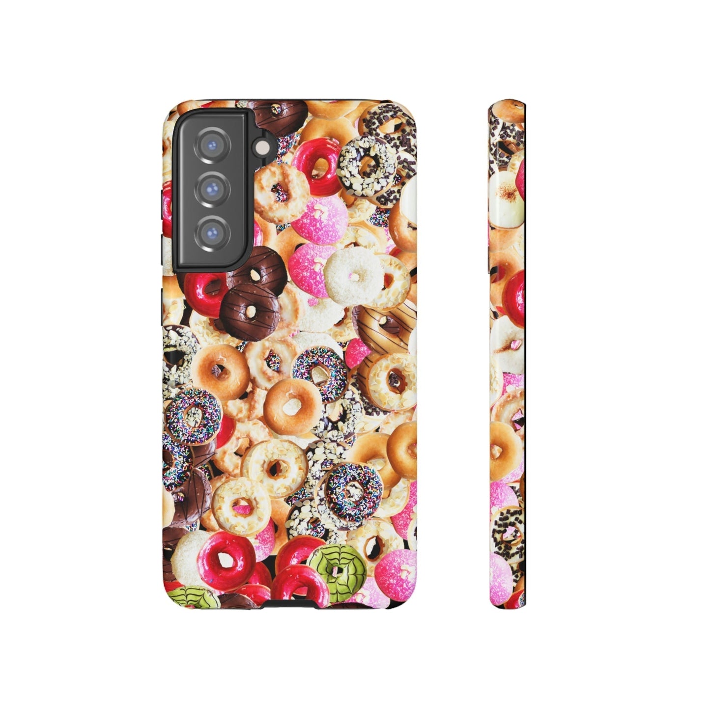 Phone Case-DONUTS | Tough-Samsung Galaxy S21 FE-Glossy-PhoneCaseBoss-Phone-Best-Phone-Cases