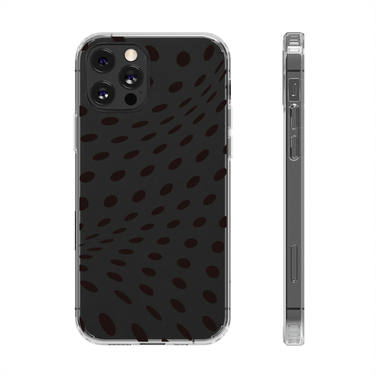 Phone Case-DOT VORTEX | Clear-iPhone 12 Pro-Without gift packaging-PhoneCaseBoss-Phone-Best-Phone-Cases