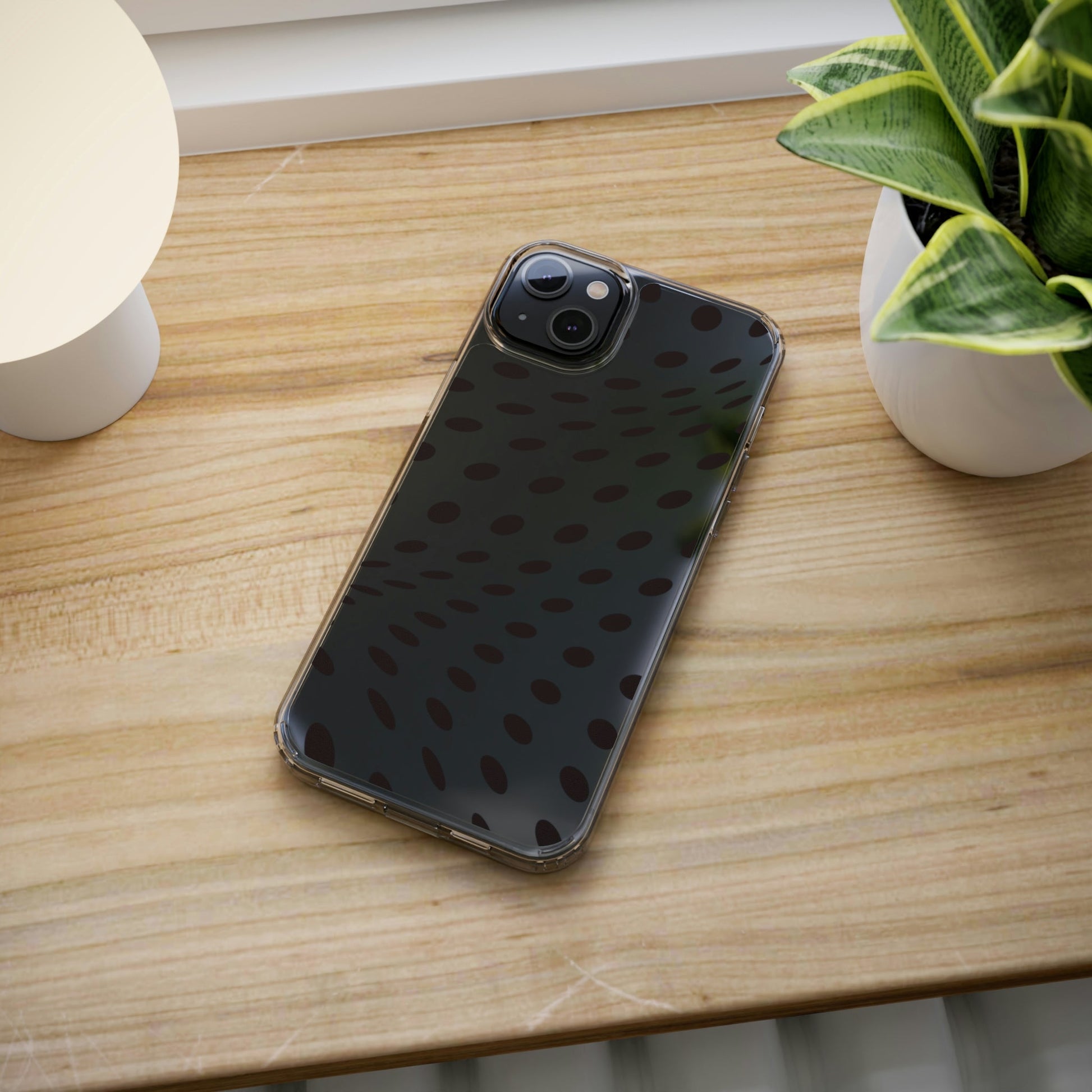 Phone Case-DOT VORTEX | Clear-PhoneCaseBoss-Phone-Best-Phone-Cases