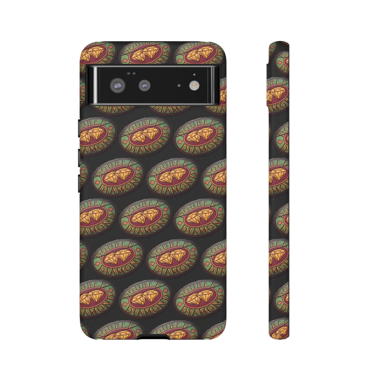 Phone Case-DOUBLE DIAMOND | Tough-Google Pixel 6-Matte-PhoneCaseBoss-Phone-Best-Phone-Cases