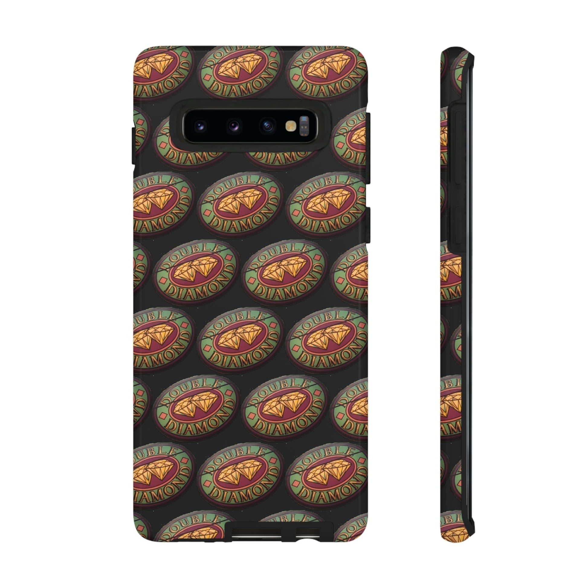 Phone Case-DOUBLE DIAMOND | Tough-Samsung Galaxy S10-Glossy-PhoneCaseBoss-Phone-Best-Phone-Cases