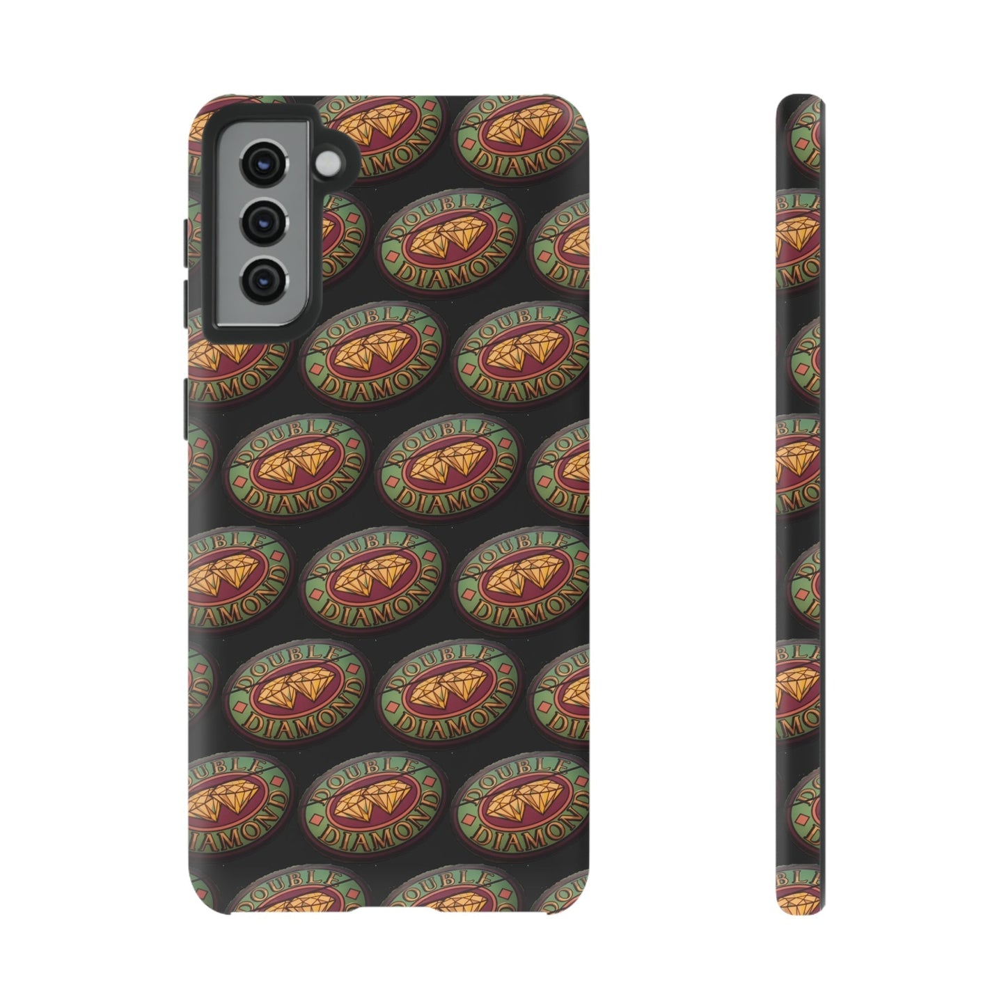 Phone Case-DOUBLE DIAMOND | Tough-Samsung Galaxy S21 Plus-Matte-PhoneCaseBoss-Phone-Best-Phone-Cases