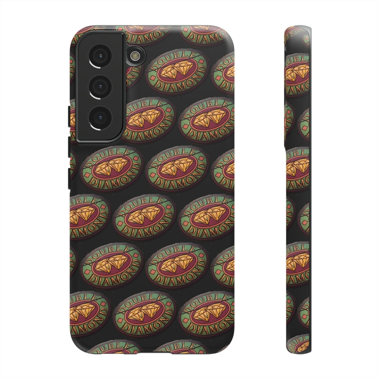 Phone Case-DOUBLE DIAMOND | Tough-Samsung Galaxy S22-Matte-PhoneCaseBoss-Phone-Best-Phone-Cases