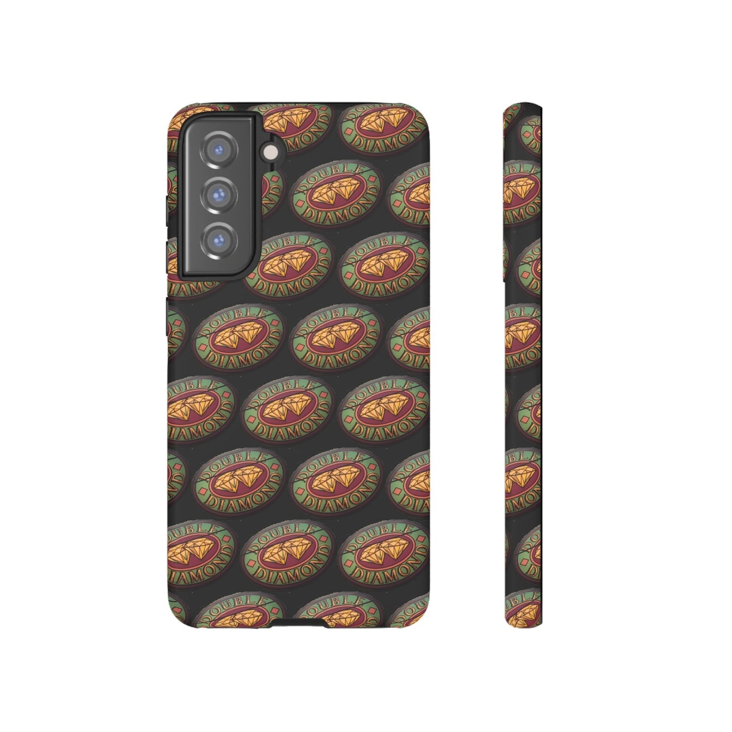 Phone Case-DOUBLE DIAMOND | Tough-Samsung Galaxy S21 FE-Matte-PhoneCaseBoss-Phone-Best-Phone-Cases