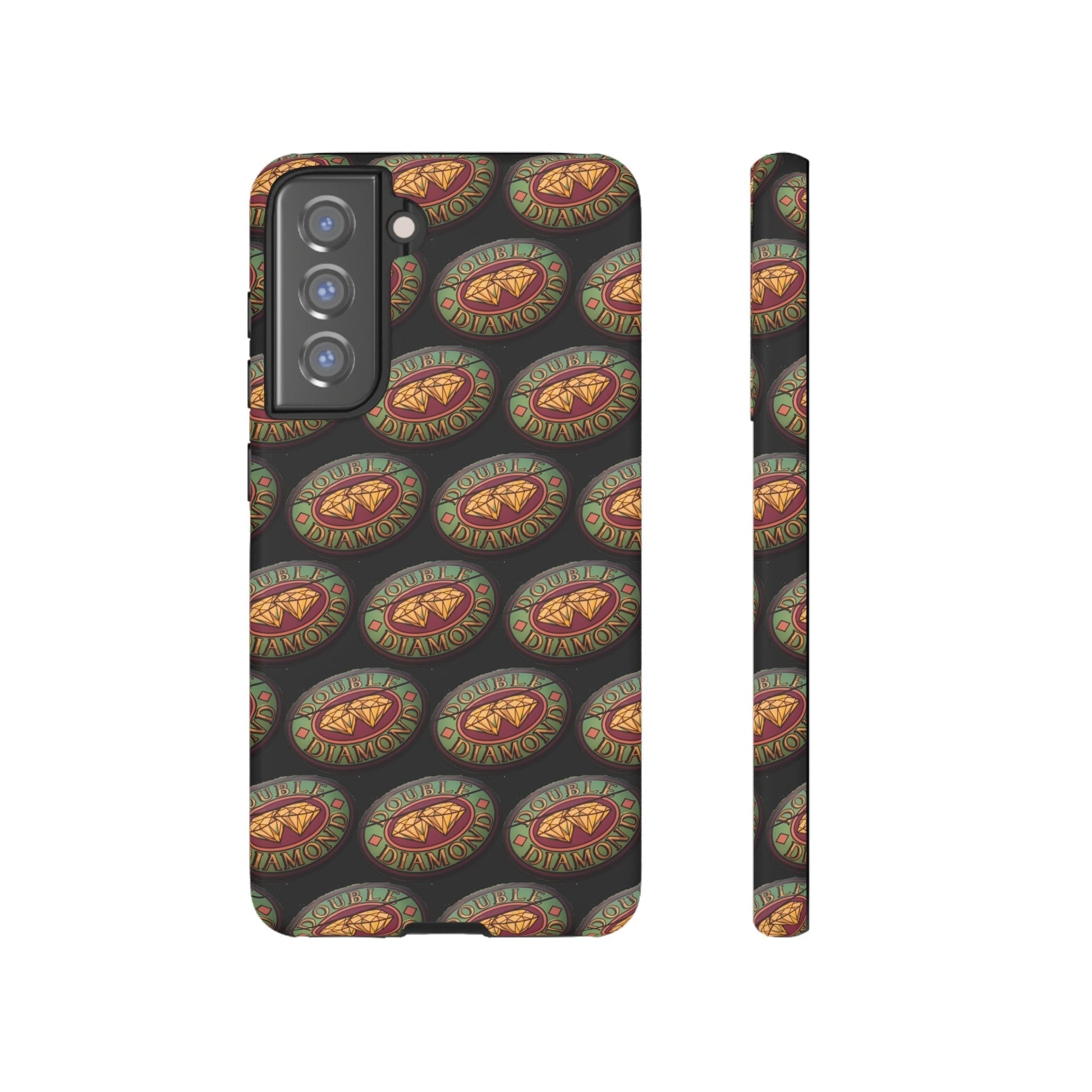 Phone Case-DOUBLE DIAMOND | Tough-Samsung Galaxy S21 FE-Matte-PhoneCaseBoss-Phone-Best-Phone-Cases