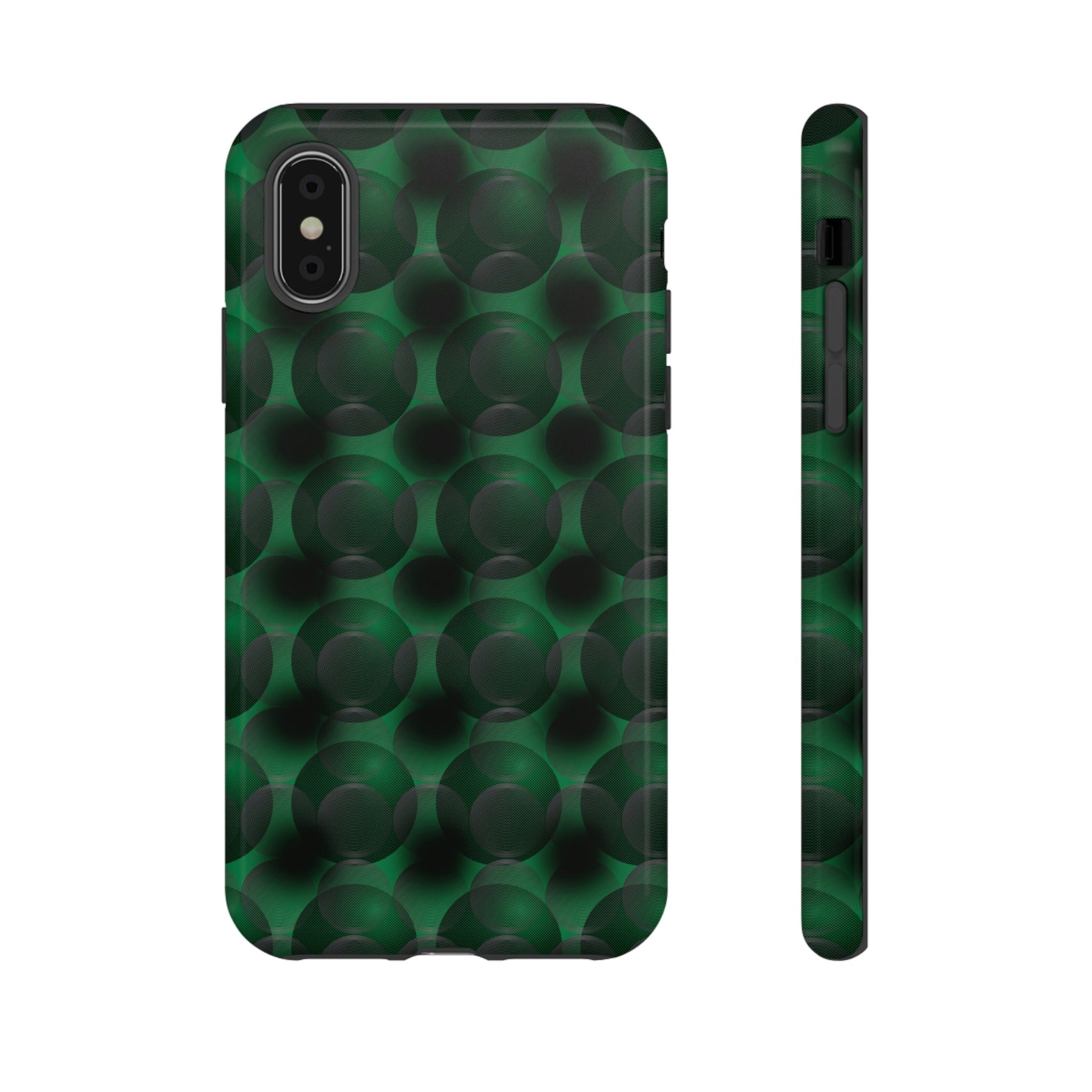 Phone Case-EMERALD OBSIDIAN | Tough-iPhone XS-Glossy-PhoneCaseBoss-Phone-Best-Phone-Cases