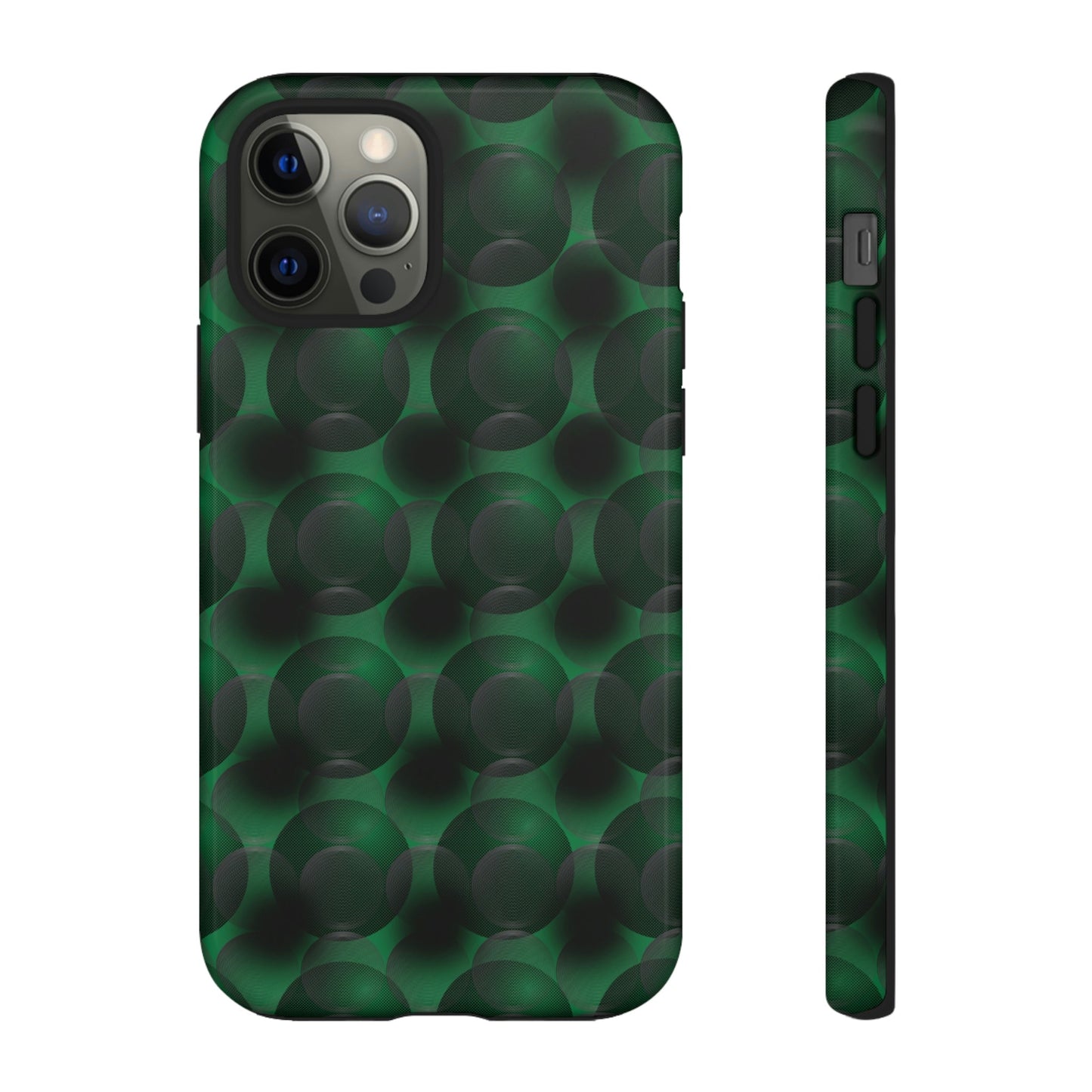 Phone Case-EMERALD OBSIDIAN | Tough-iPhone 12 Pro-Glossy-PhoneCaseBoss-Phone-Best-Phone-Cases