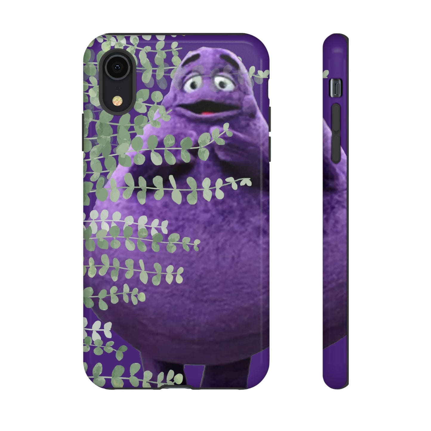 Phone Case-Evil Purple McBlob | Tough-iPhone XR-Glossy-PhoneCaseBoss-Phone-Best-Phone-Cases