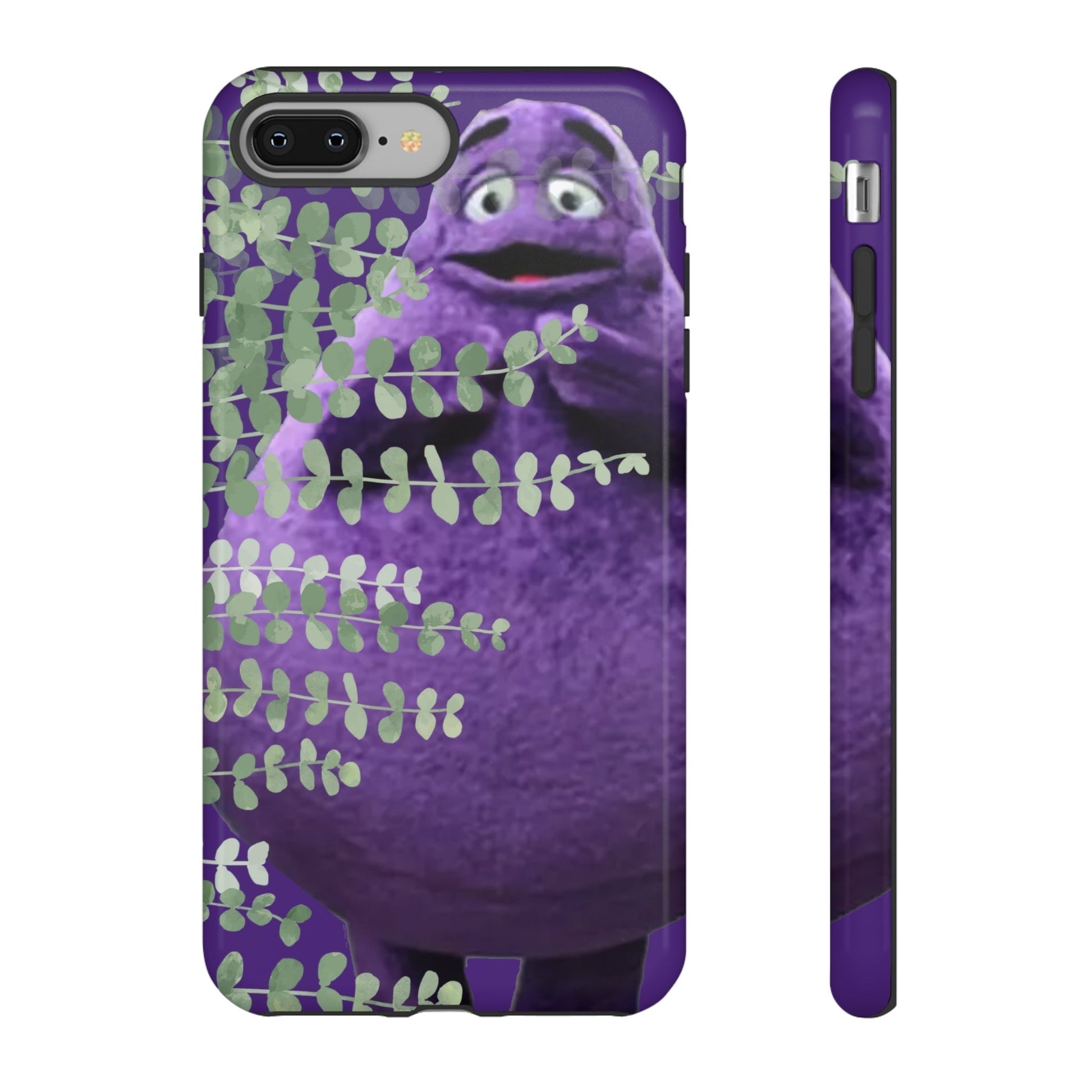 Phone Case-Evil Purple McBlob | Tough-iPhone 8 Plus-Glossy-PhoneCaseBoss-Phone-Best-Phone-Cases